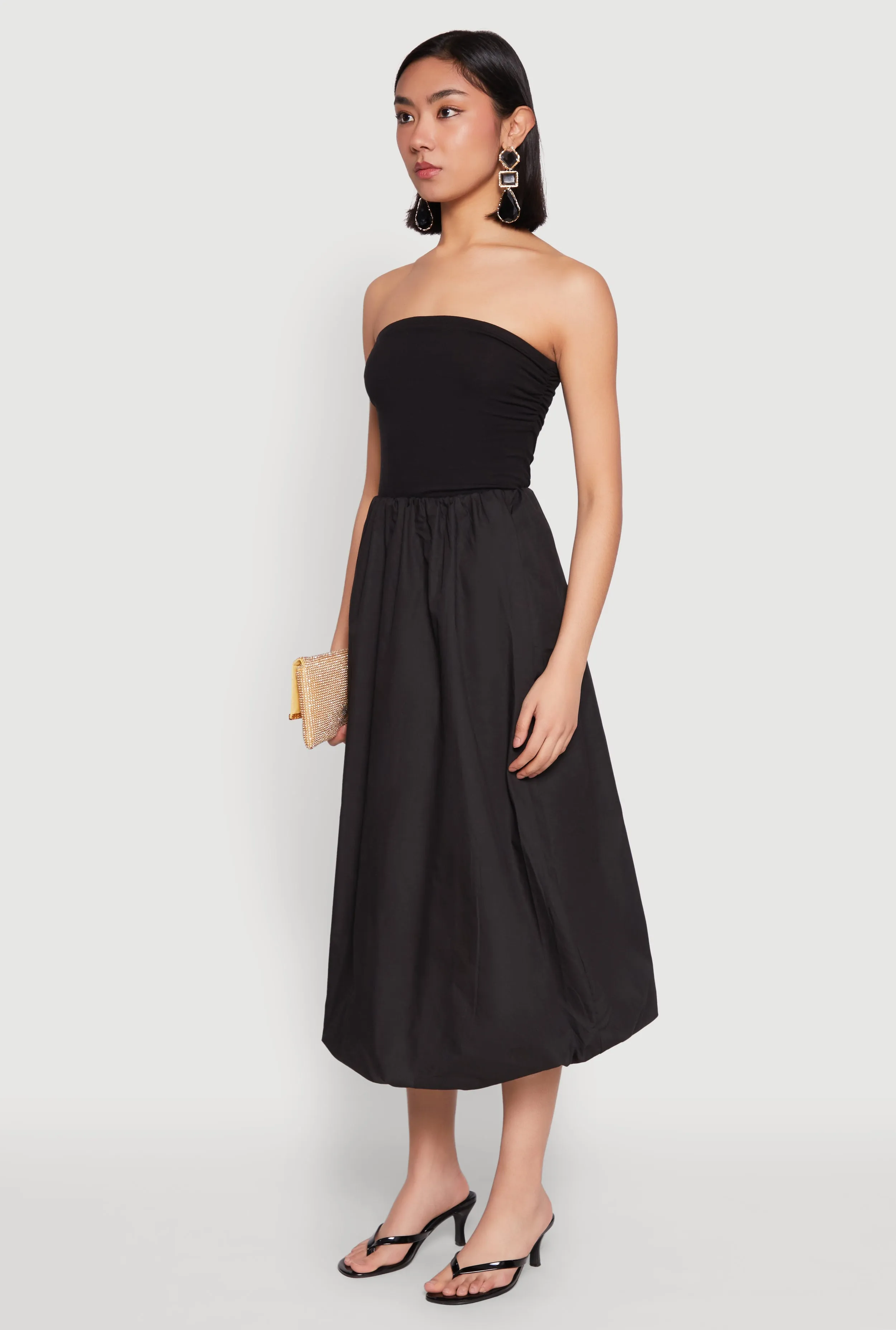 Poplin Midi Bubble Skirt sold by Rainbow product image thumbnail 3