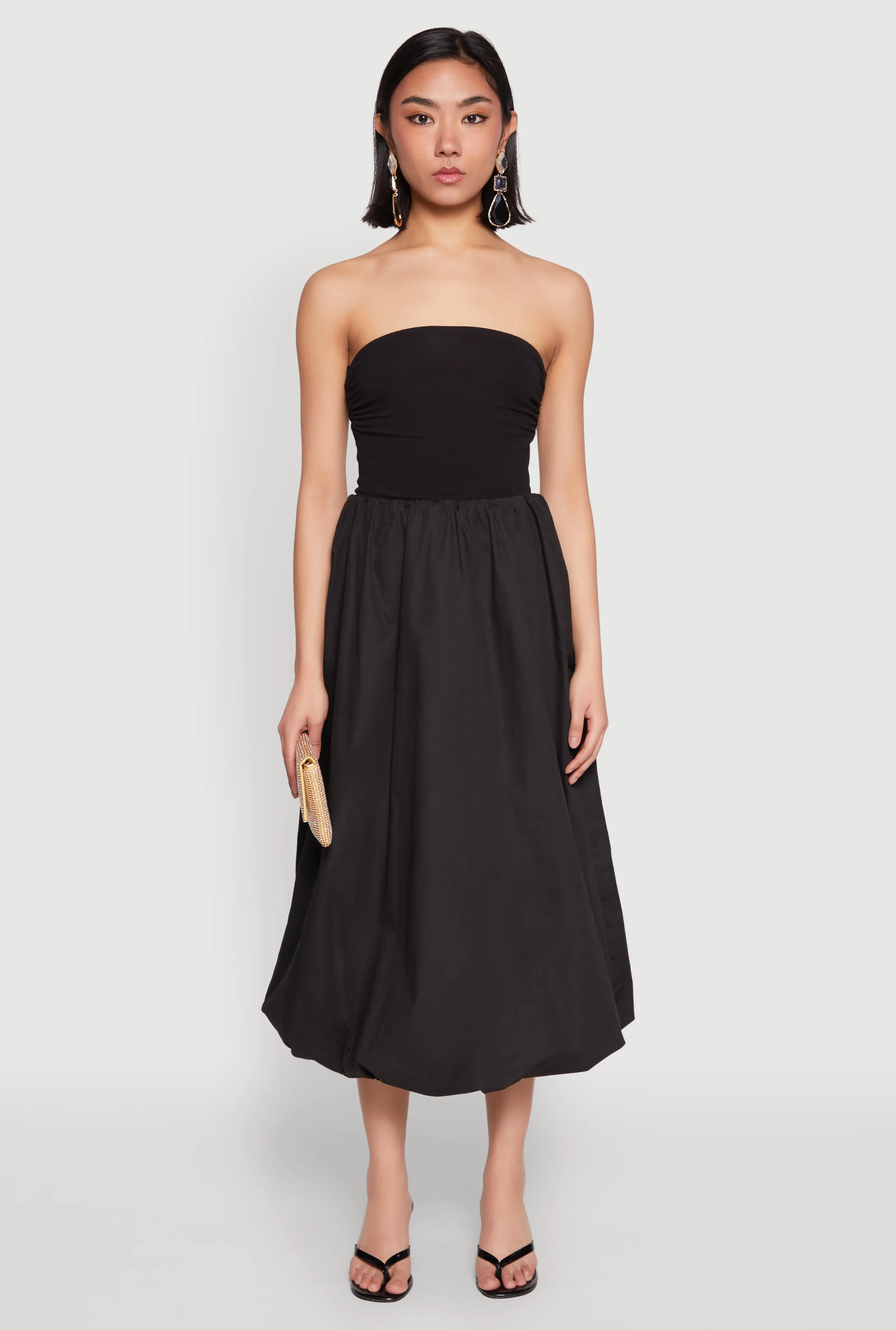 Poplin Midi Bubble Skirt sold by Rainbow product image thumbnail 2