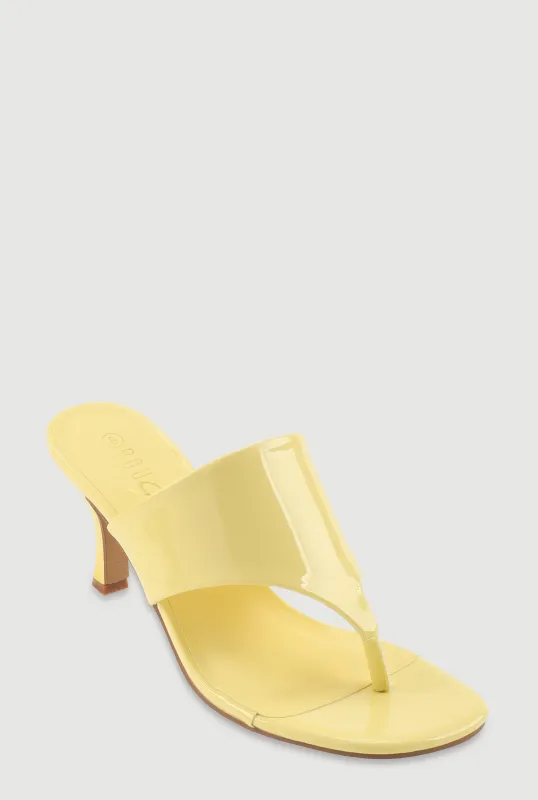 Spool Heel Thong Slide Sandals sold by Rainbow