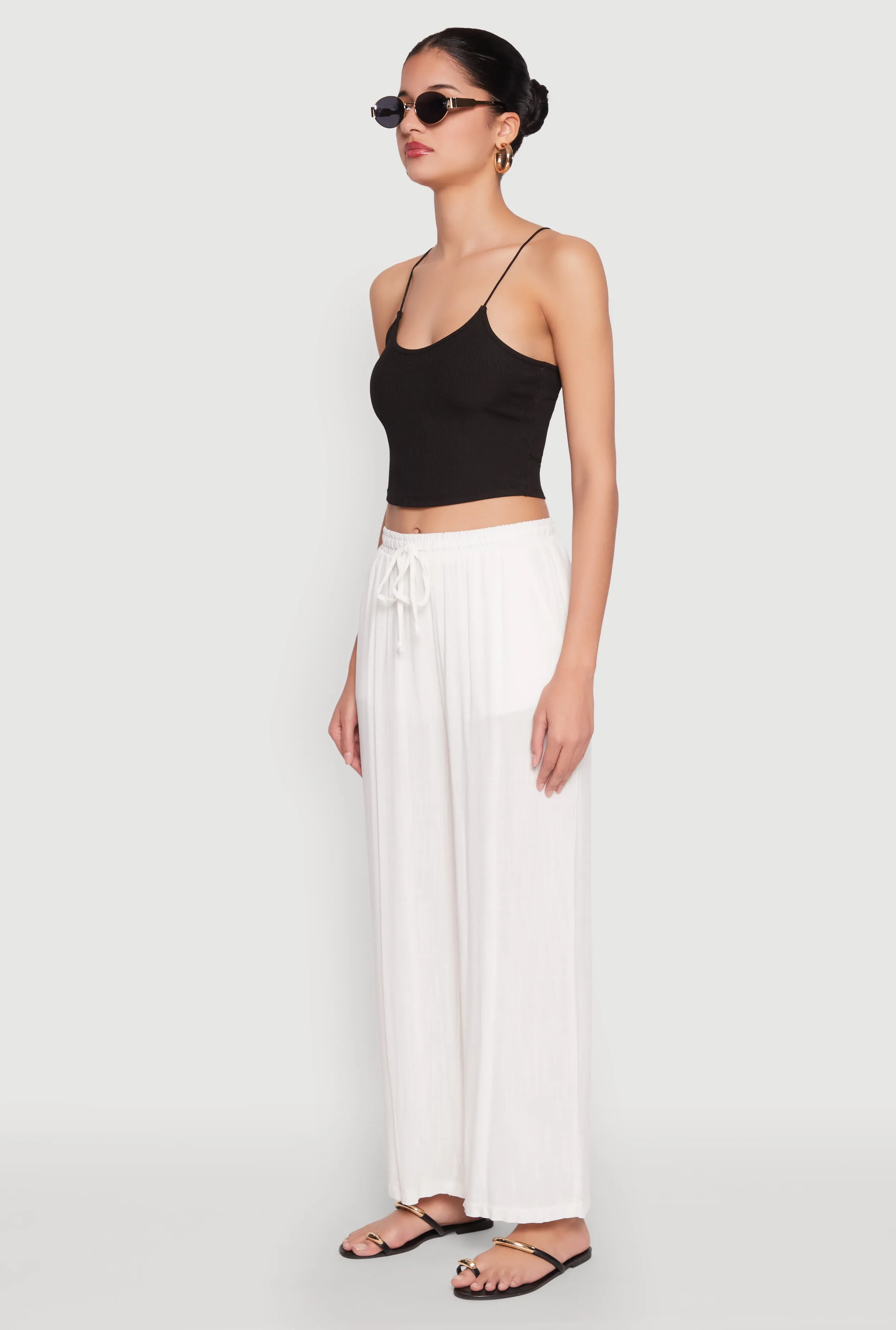 Linen Palazzo Pants sold by Rainbow product image thumbnail 3