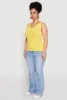 Plus Size Seamless Rib Knit Tank Top sold by Rainbow