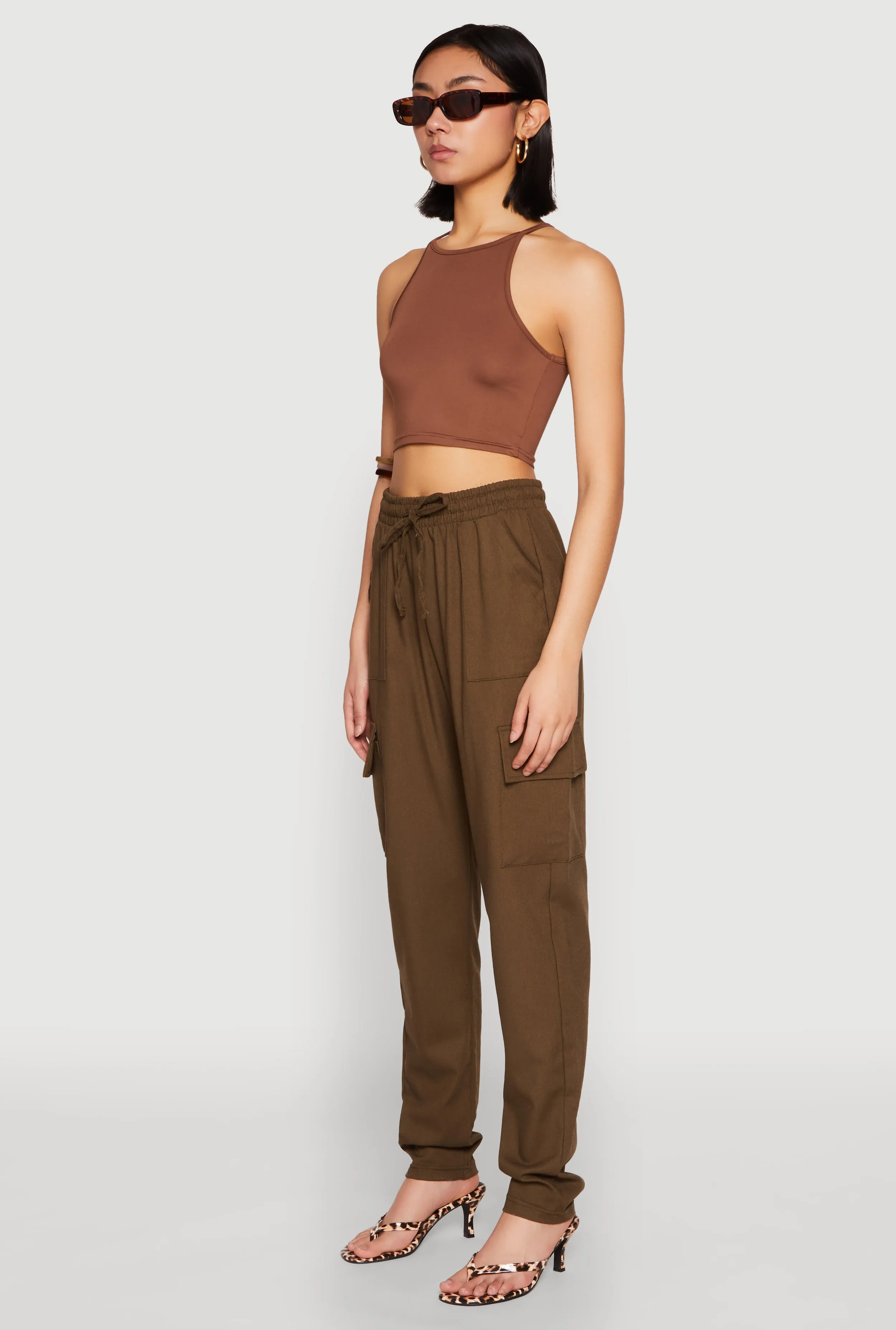 Linen Cargo Pants sold by Rainbow product image thumbnail 3