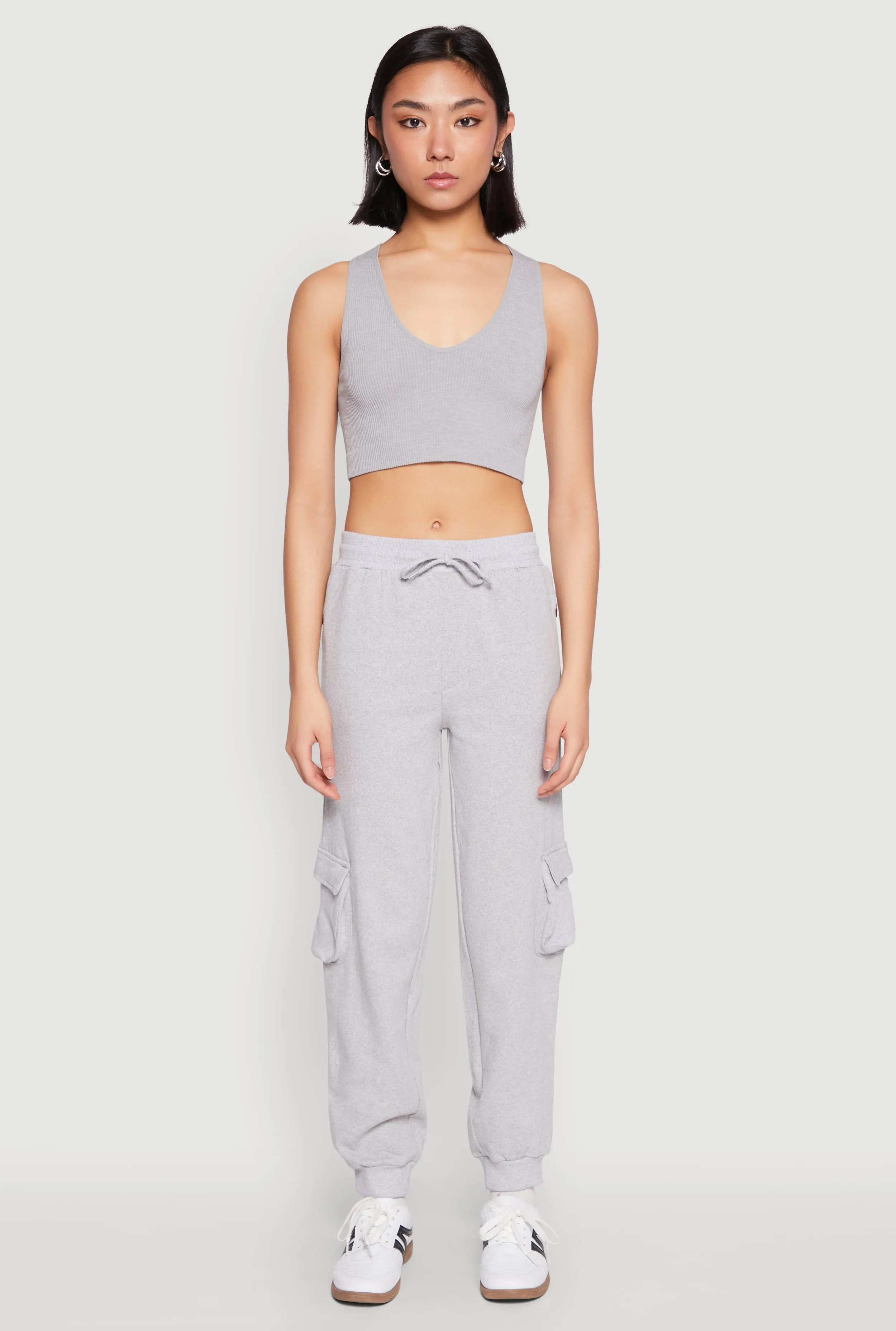 Fleece Cargo Drawstring Joggers sold by Rainbow product image thumbnail 2