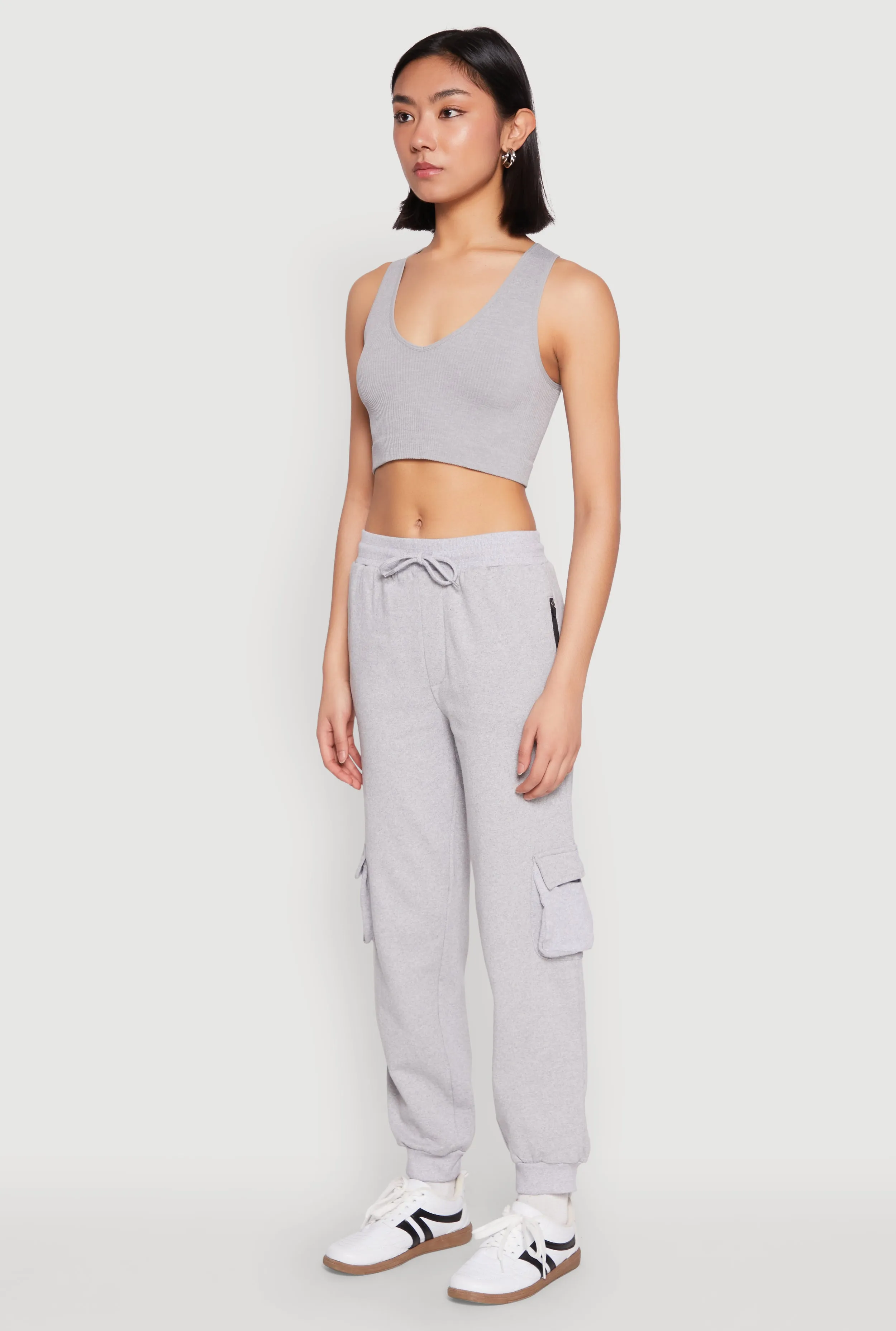 Fleece Cargo Drawstring Joggers sold by Rainbow product image thumbnail 3