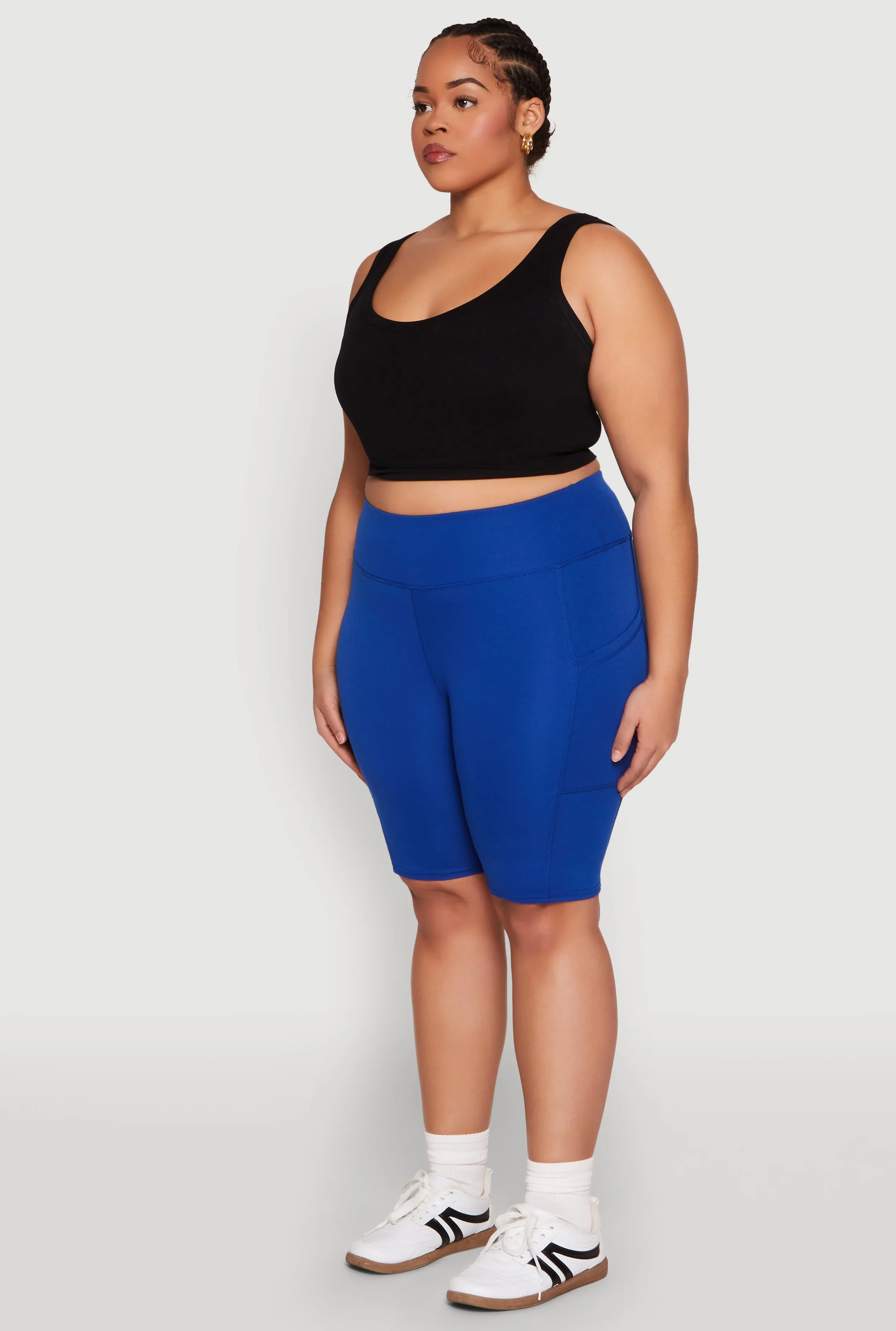 Plus Size Spandex Biker Shorts sold by Rainbow product image thumbnail 3