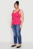 Plus Size Seamless Shelf Bra Tank Top sold by Rainbow