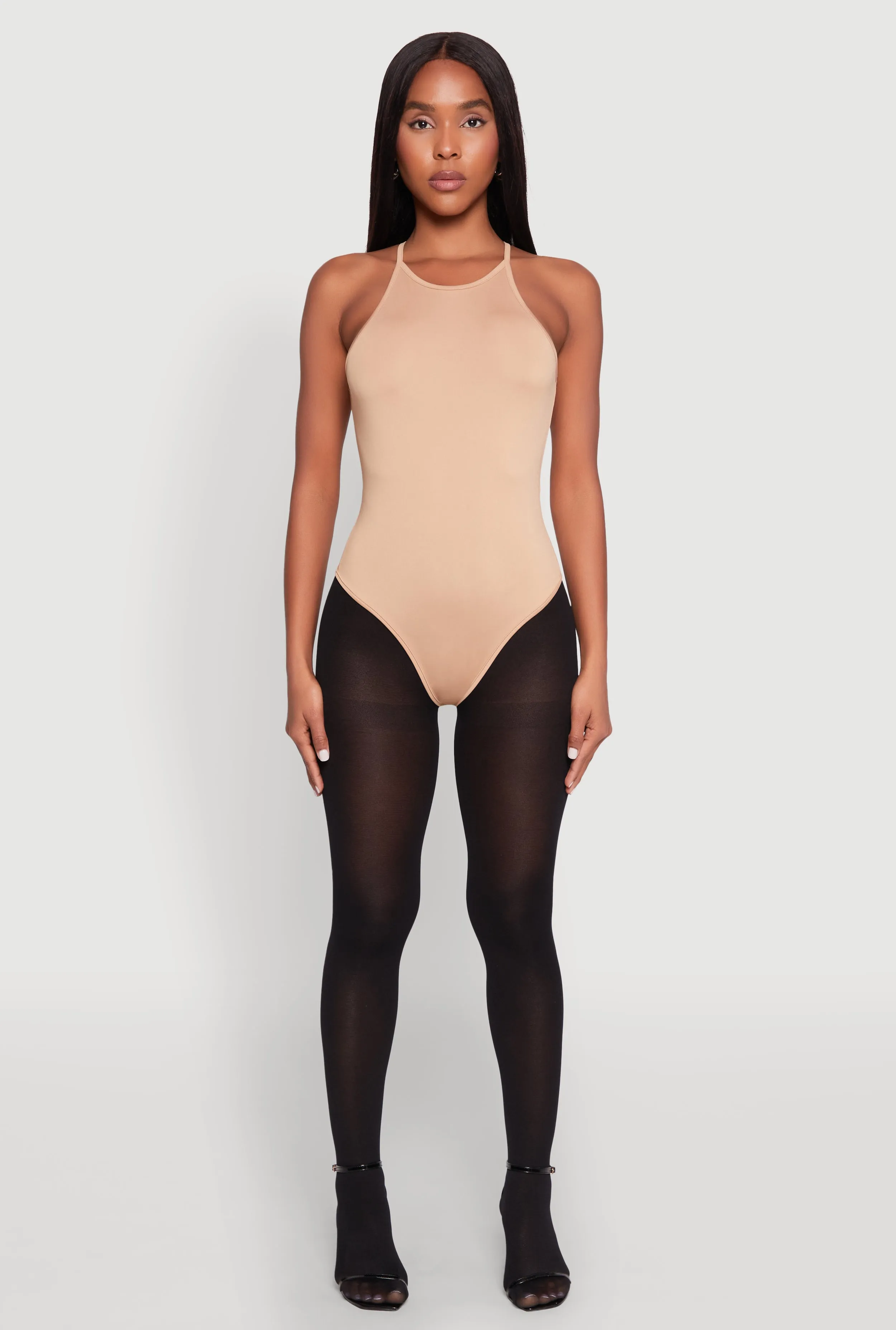 Daisy High Neck Cami Bodysuit sold by Rainbow