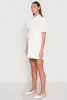 Crepe Knit Button Front Tiered Dress sold by Rainbow