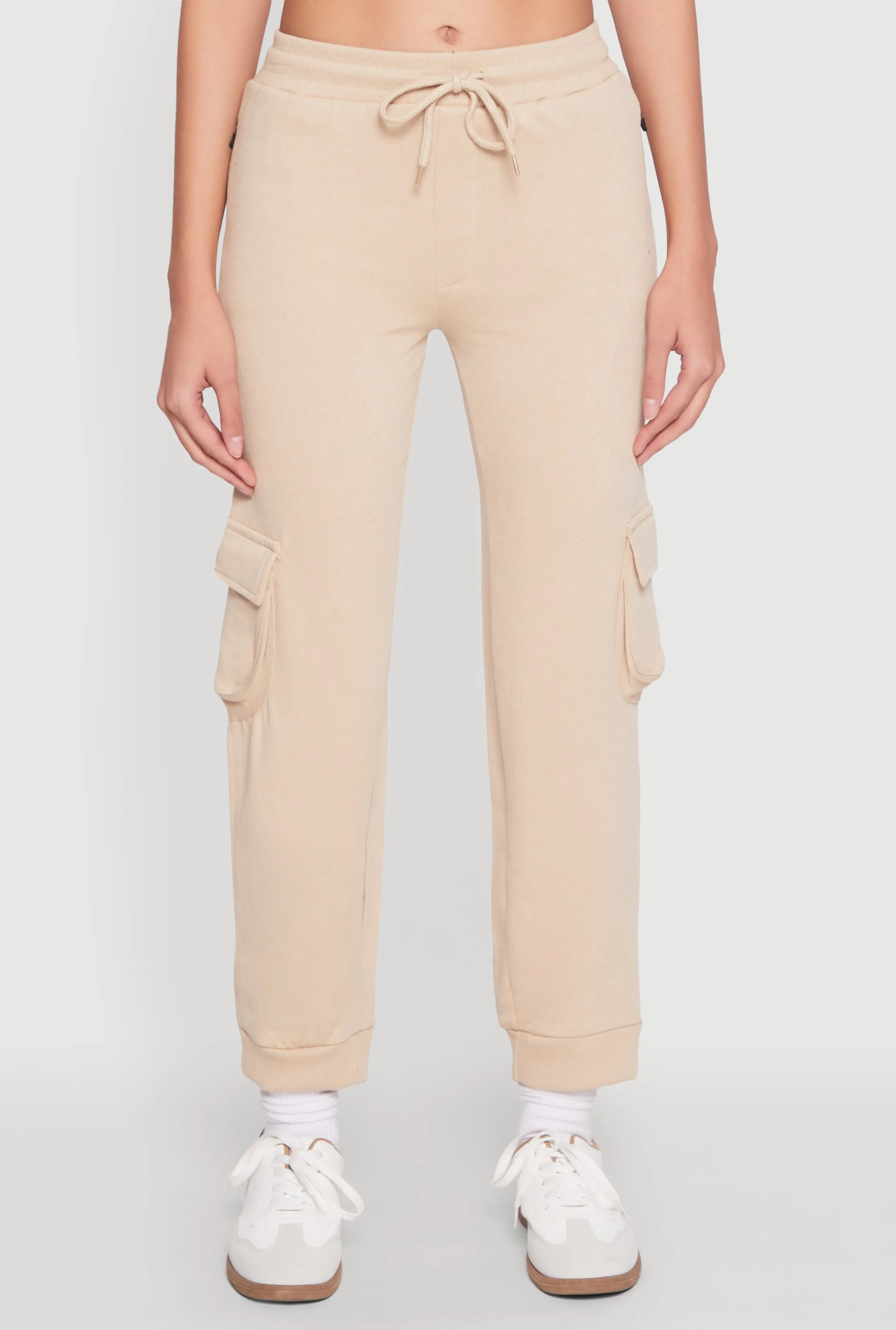 Fleece Cargo Drawstring Joggers sold by Rainbow product image thumbnail 5