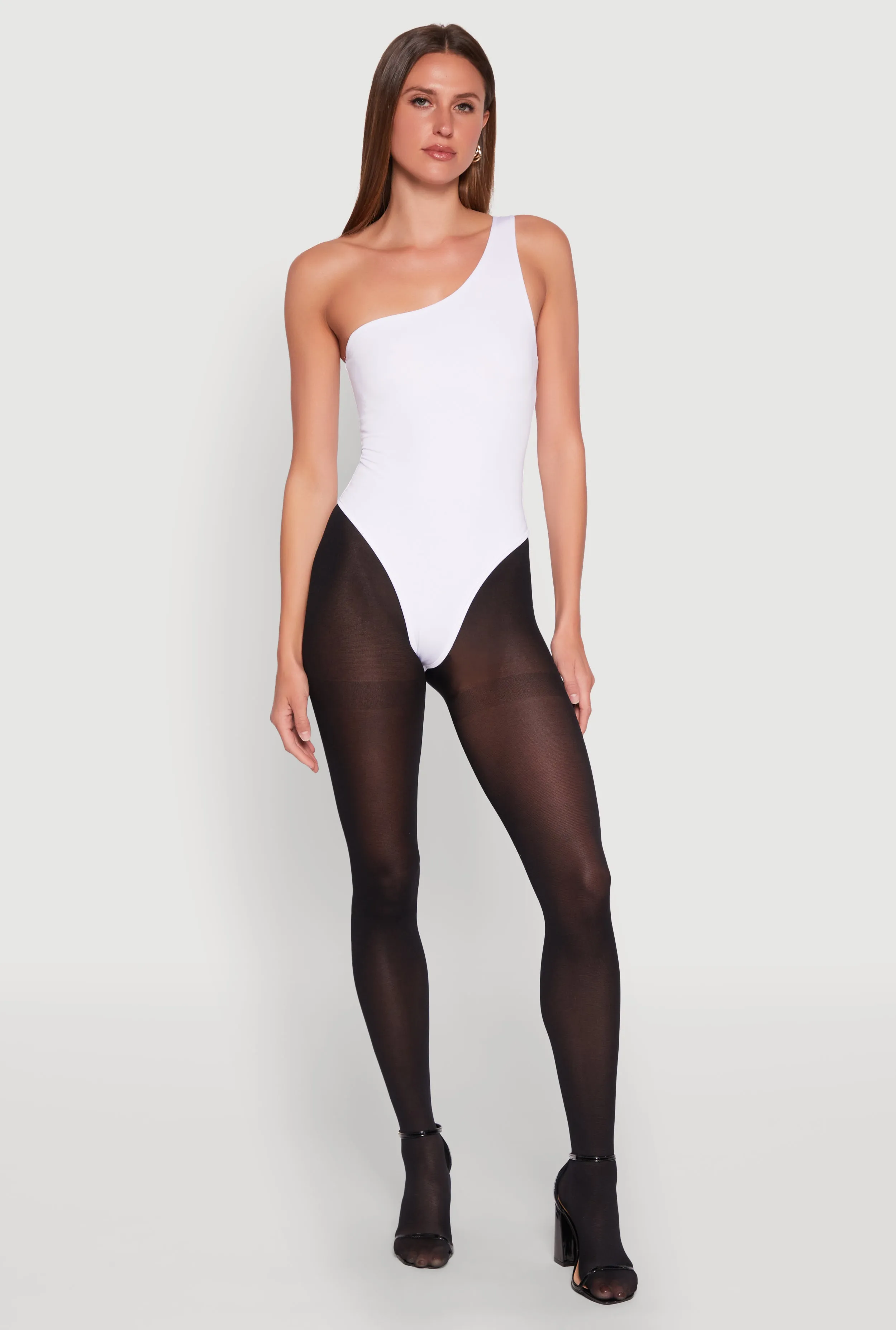 Daisy Sleeveless One Shoulder Bodysuit sold by Rainbow product image thumbnail 3