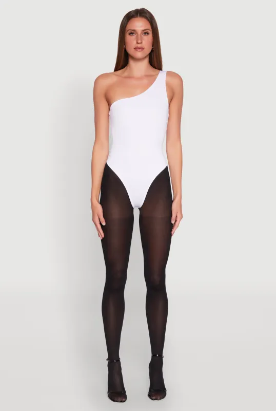 Daisy Sleeveless One Shoulder Bodysuit sold by Rainbow