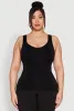 Plus Size Seamless Shelf Bra Tank Top sold by Rainbow
