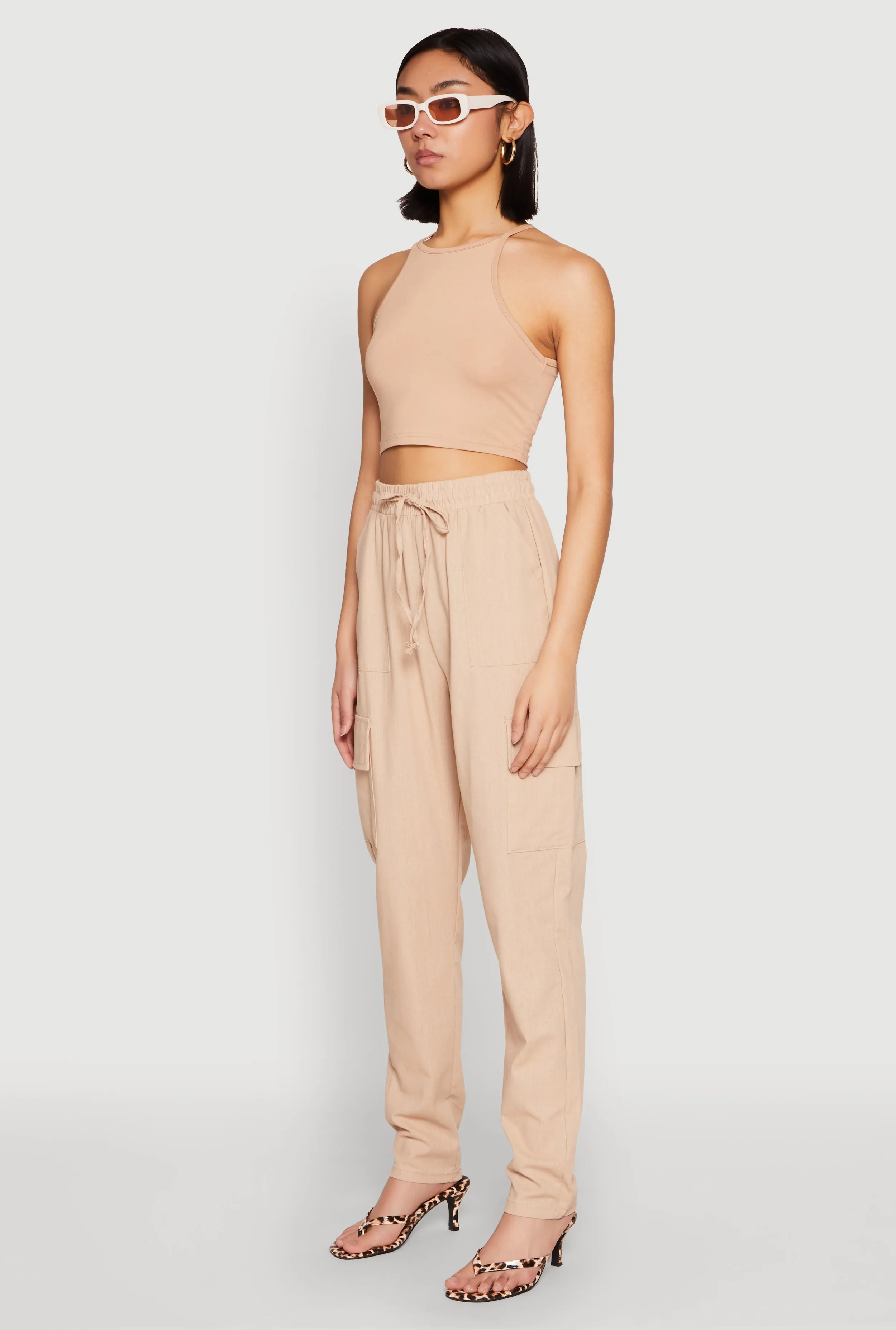 Linen Cargo Pants sold by Rainbow product image thumbnail 3