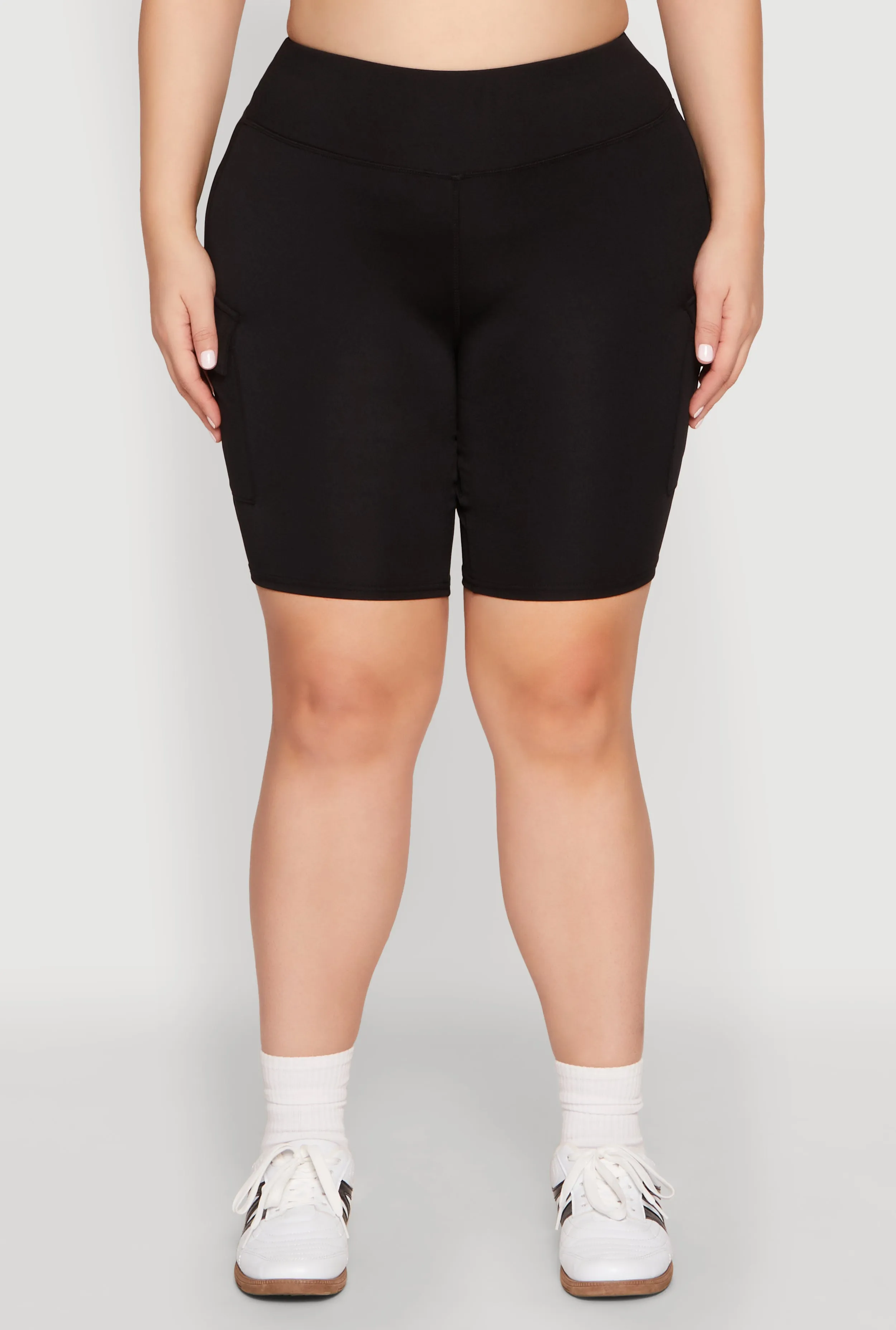Plus Size Spandex Cargo Biker Shorts sold by Rainbow product image thumbnail 5