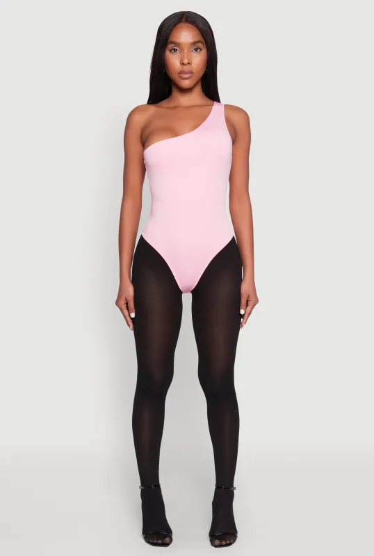 Daisy Sleeveless One Shoulder Bodysuit sold by Rainbow