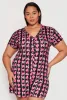 Plus Size Team Girl Pajama Romper sold by Rainbow