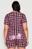 Plus Size Team Girl Pajama Romper sold by Rainbow
