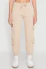 Fleece Ruched Hem Cargo Sweatpants sold by Rainbow