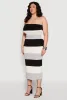 Plus Size Striped Tube Top sold by Rainbow