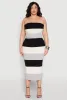 Plus Size Striped Tube Top sold by Rainbow