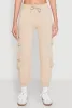 Fleece Lined Cargo Drawstring Joggers sold by Rainbow