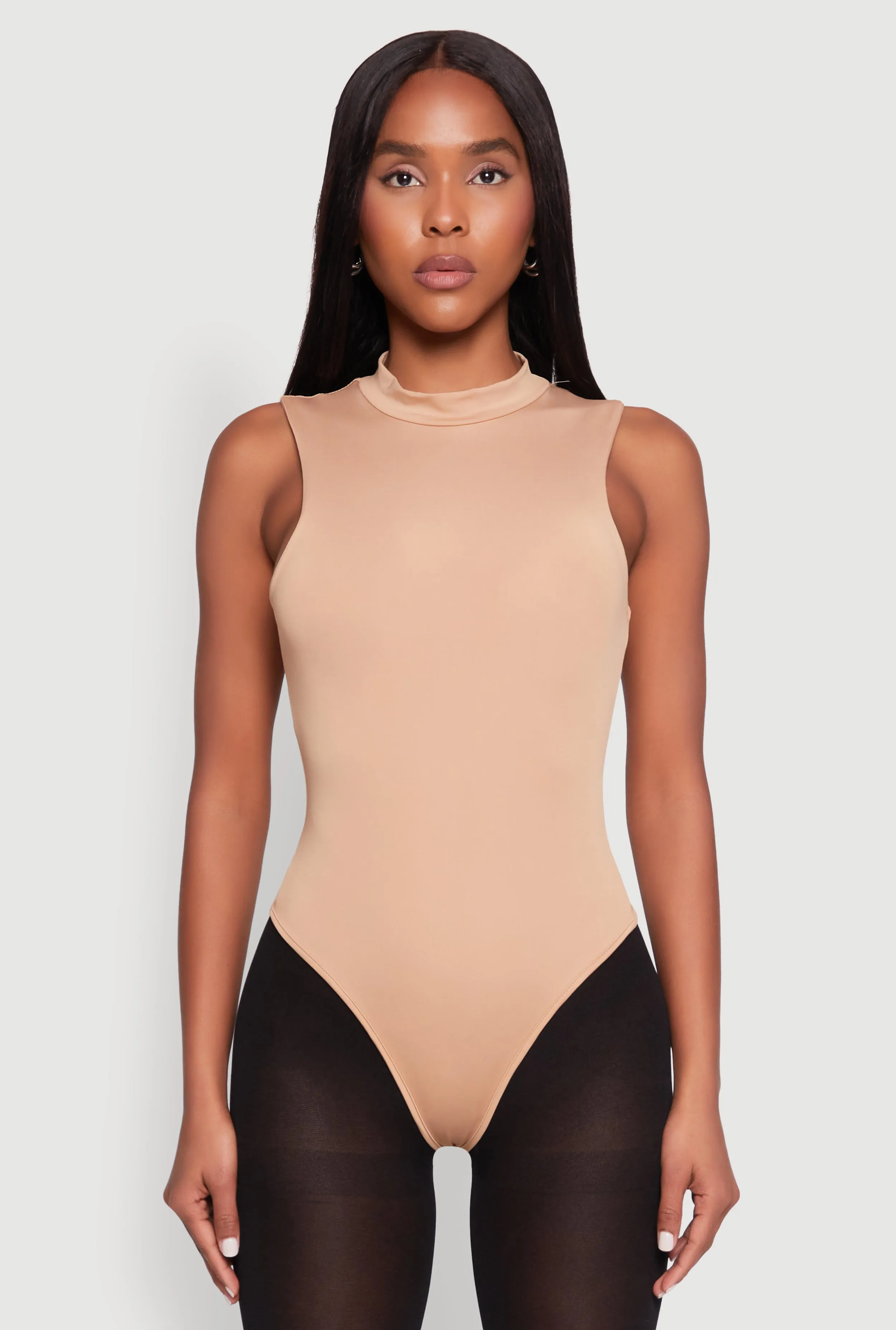 Daisy Mock Neck Tank Bodysuit sold by Rainbow product image thumbnail 2