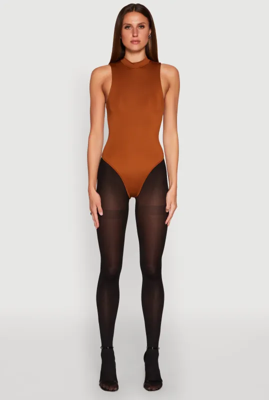 Daisy Mock Neck Tank Bodysuit sold by Rainbow