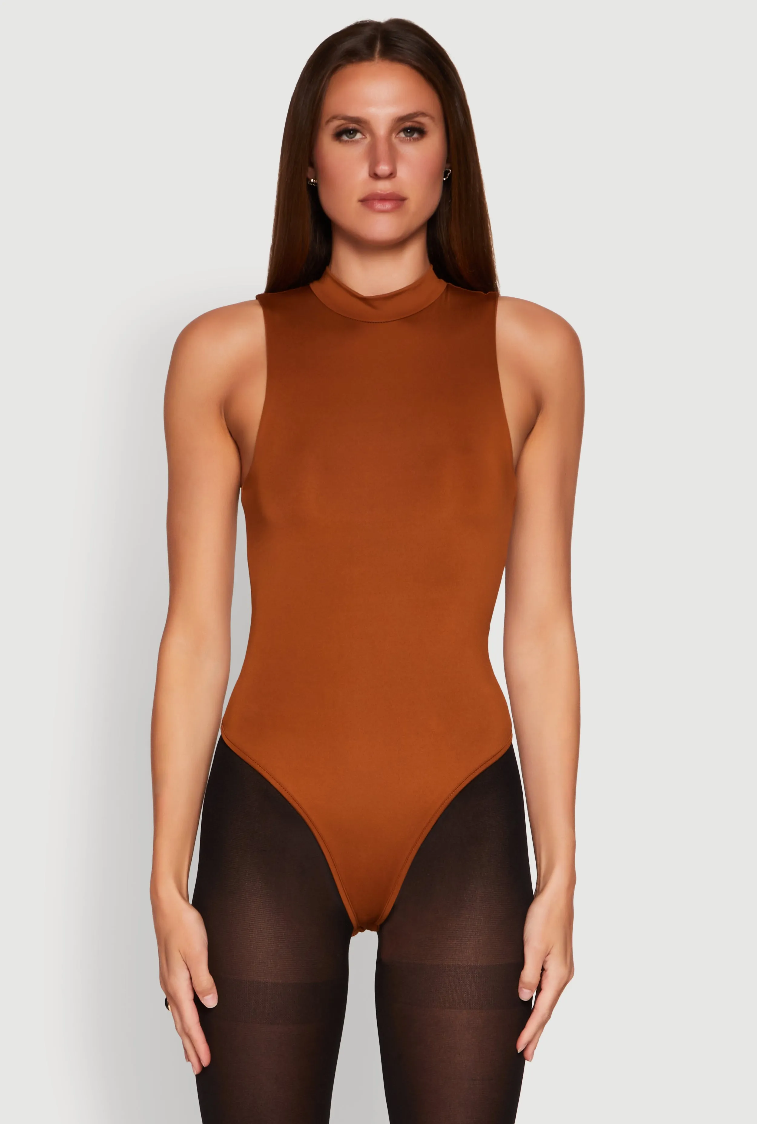 Daisy Mock Neck Tank Bodysuit sold by Rainbow product image thumbnail 2
