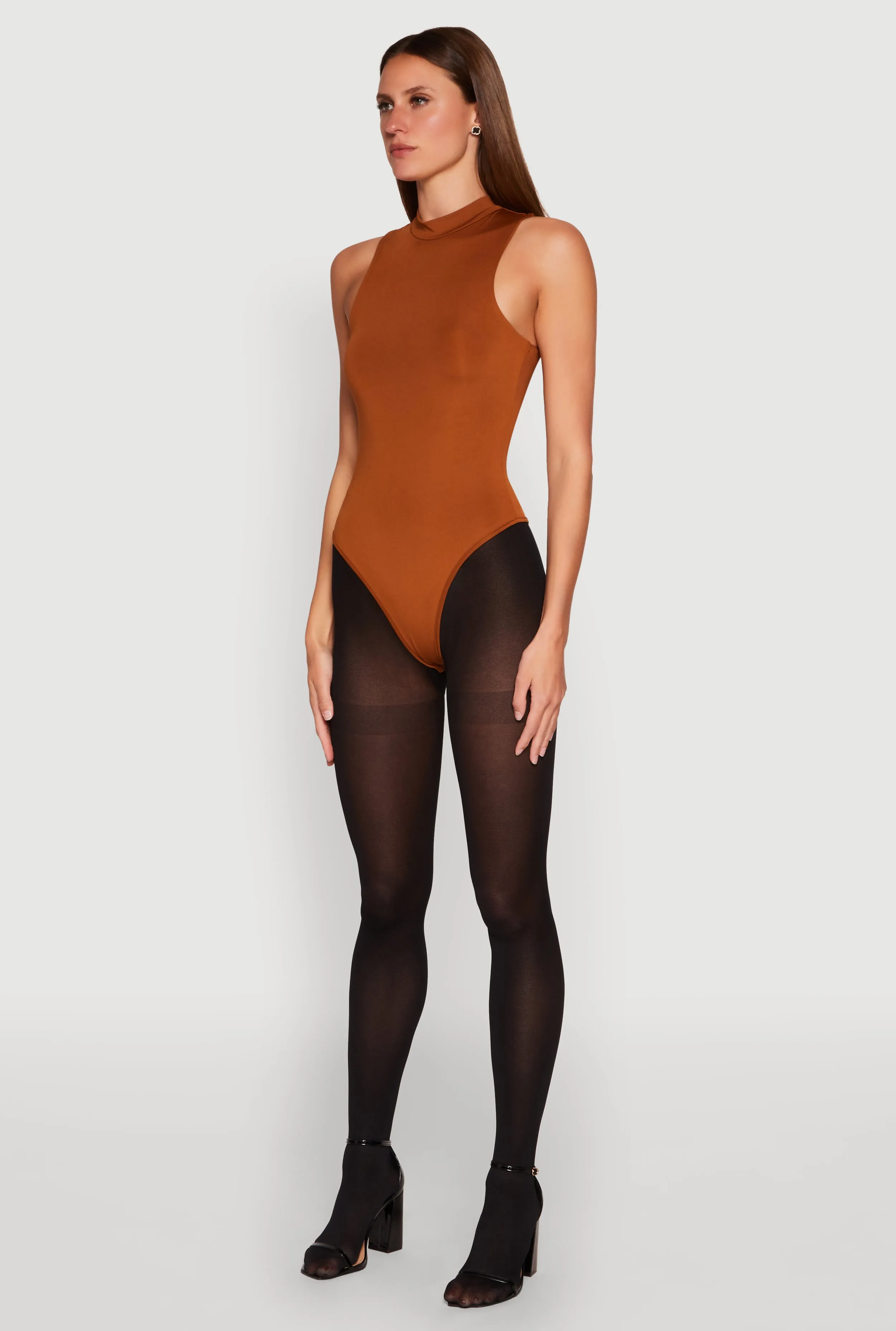 Daisy Mock Neck Tank Bodysuit sold by Rainbow product image thumbnail 5