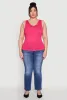 Plus Size Seamless Rib Knit Tank Top sold by Rainbow