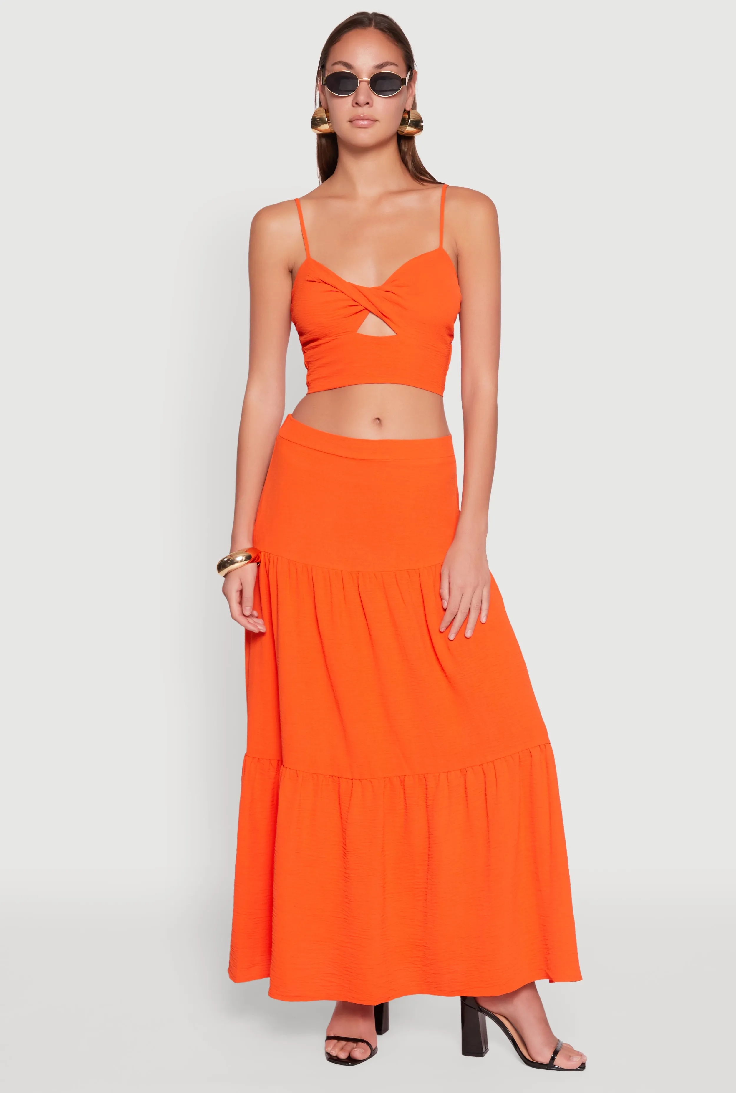 Airy Twist Front Crop Top sold by Rainbow product image thumbnail 2