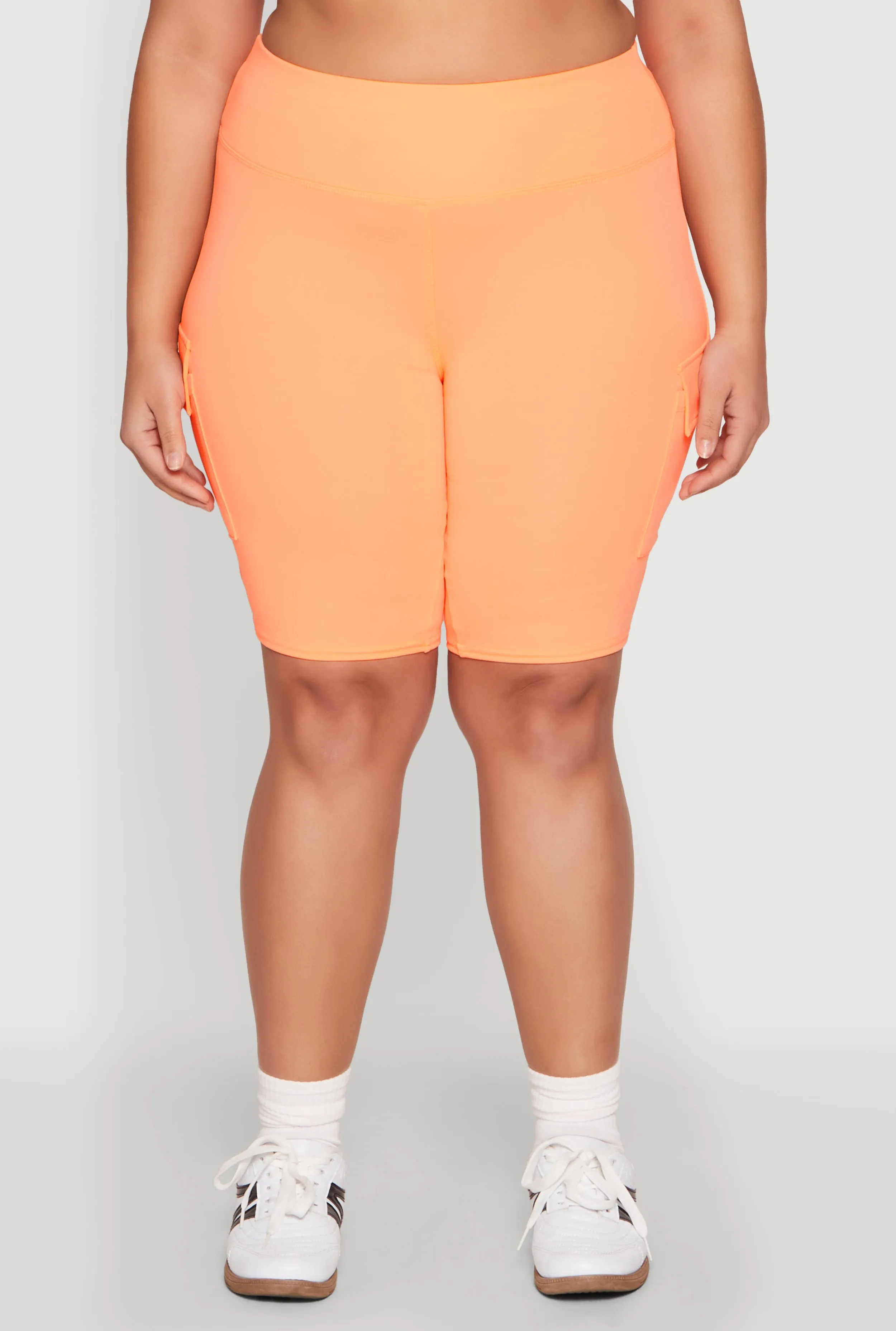 Plus Size Spandex Cargo Biker Shorts sold by Rainbow product image thumbnail 5