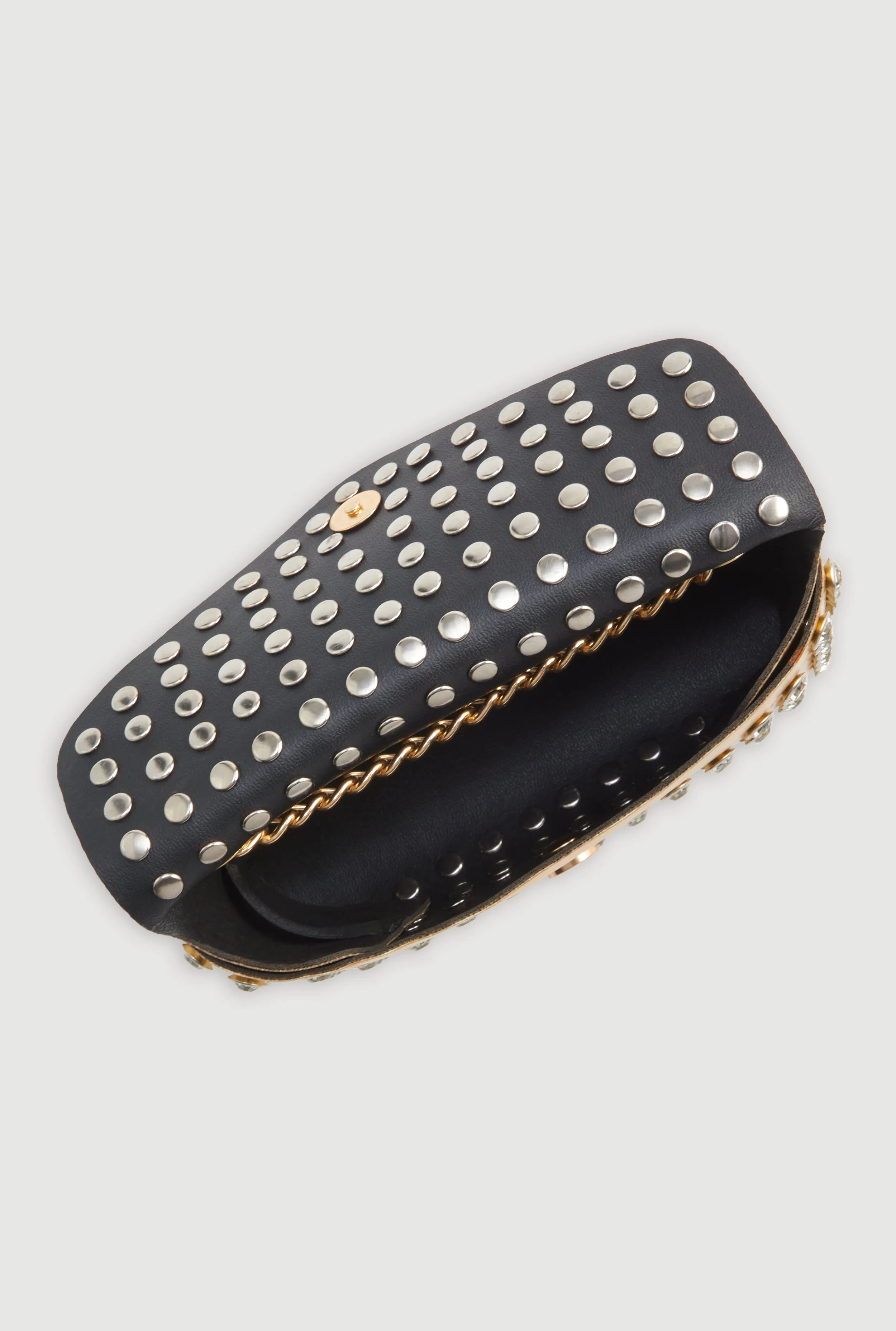 Rhinestone Studded Mini Envelope Crossbody Bag sold by Rainbow product image thumbnail 5