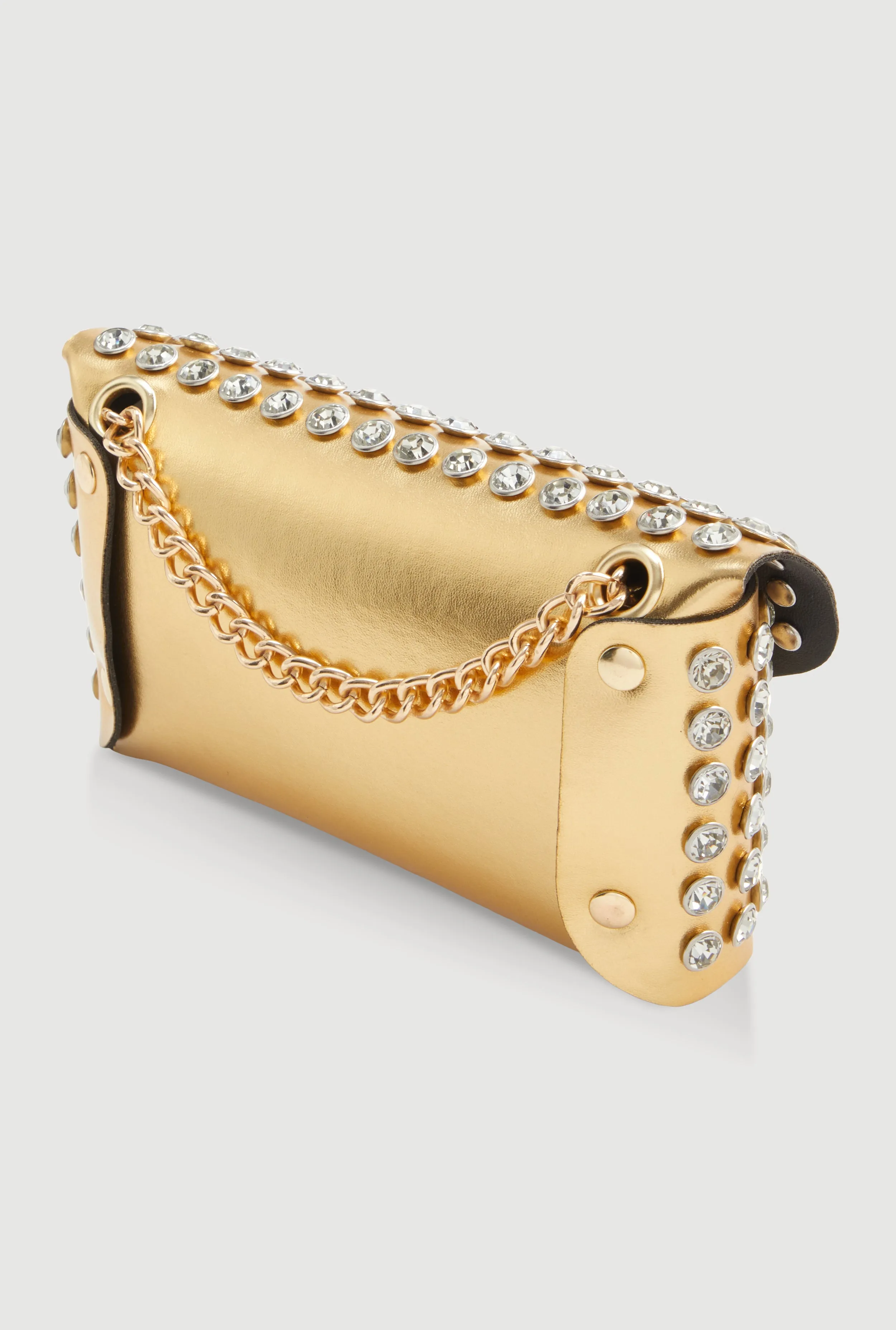 Rhinestone Studded Mini Envelope Crossbody Bag sold by Rainbow product image thumbnail 3