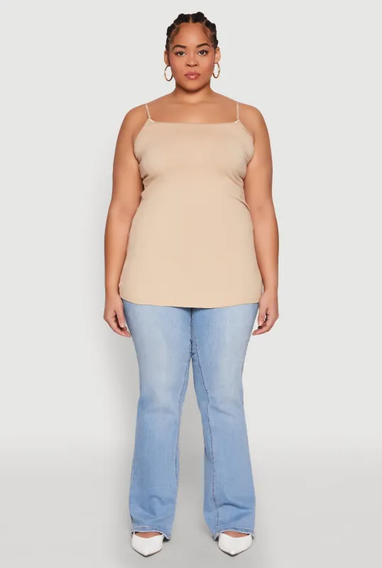 Plus Size Scoop Neck Cami sold by Rainbow