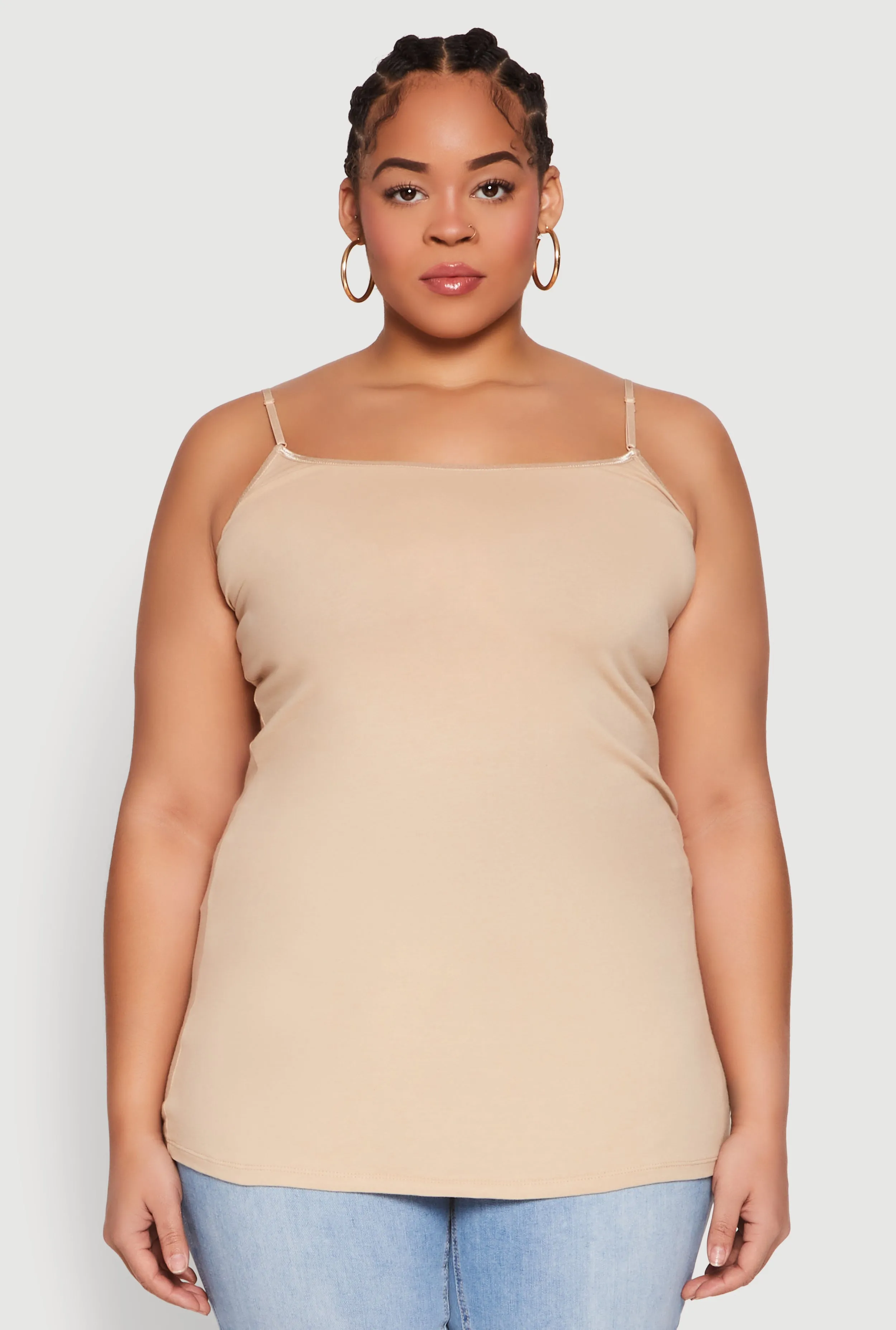 Plus Size Scoop Neck Cami sold by Rainbow product image thumbnail 2