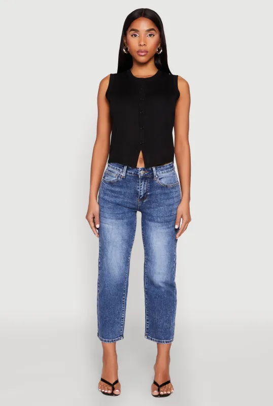 WAX Straight Leg Capri Jeans sold by Rainbow