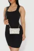 Rhinestone Studded Mini Envelope Crossbody Bag sold by Rainbow