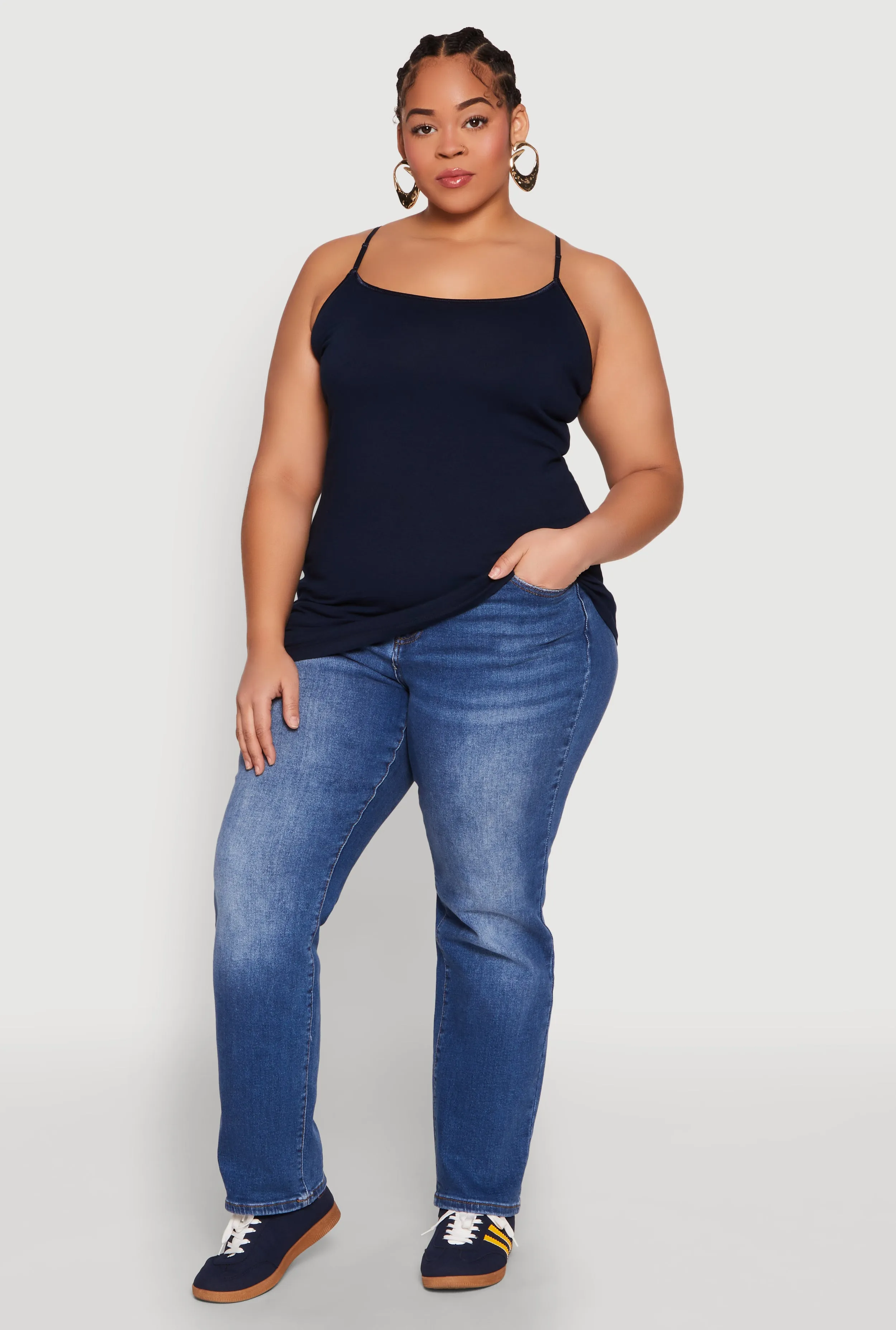 Plus Size Scoop Neck Cami sold by Rainbow