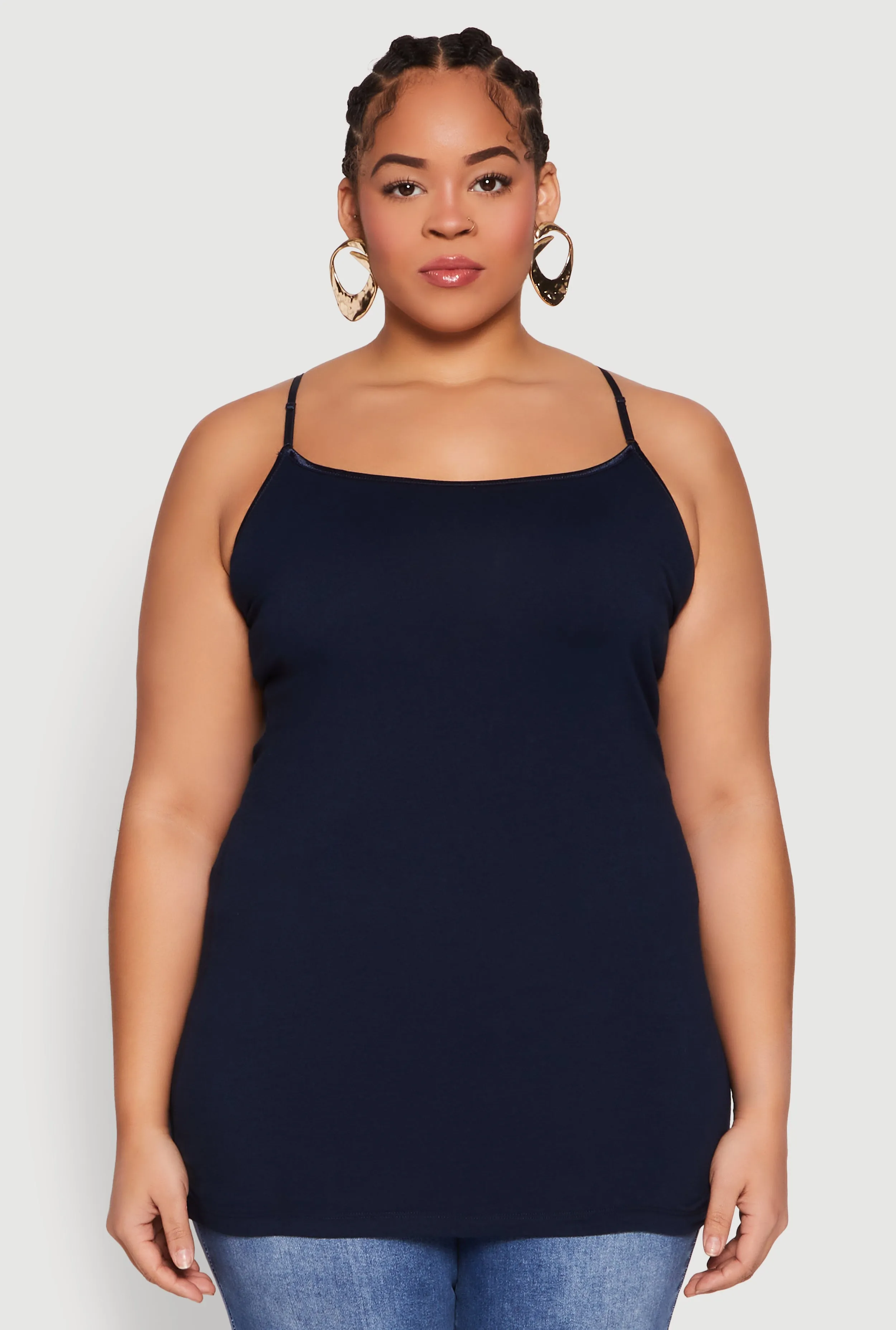 Plus Size Scoop Neck Cami sold by Rainbow product image thumbnail 2