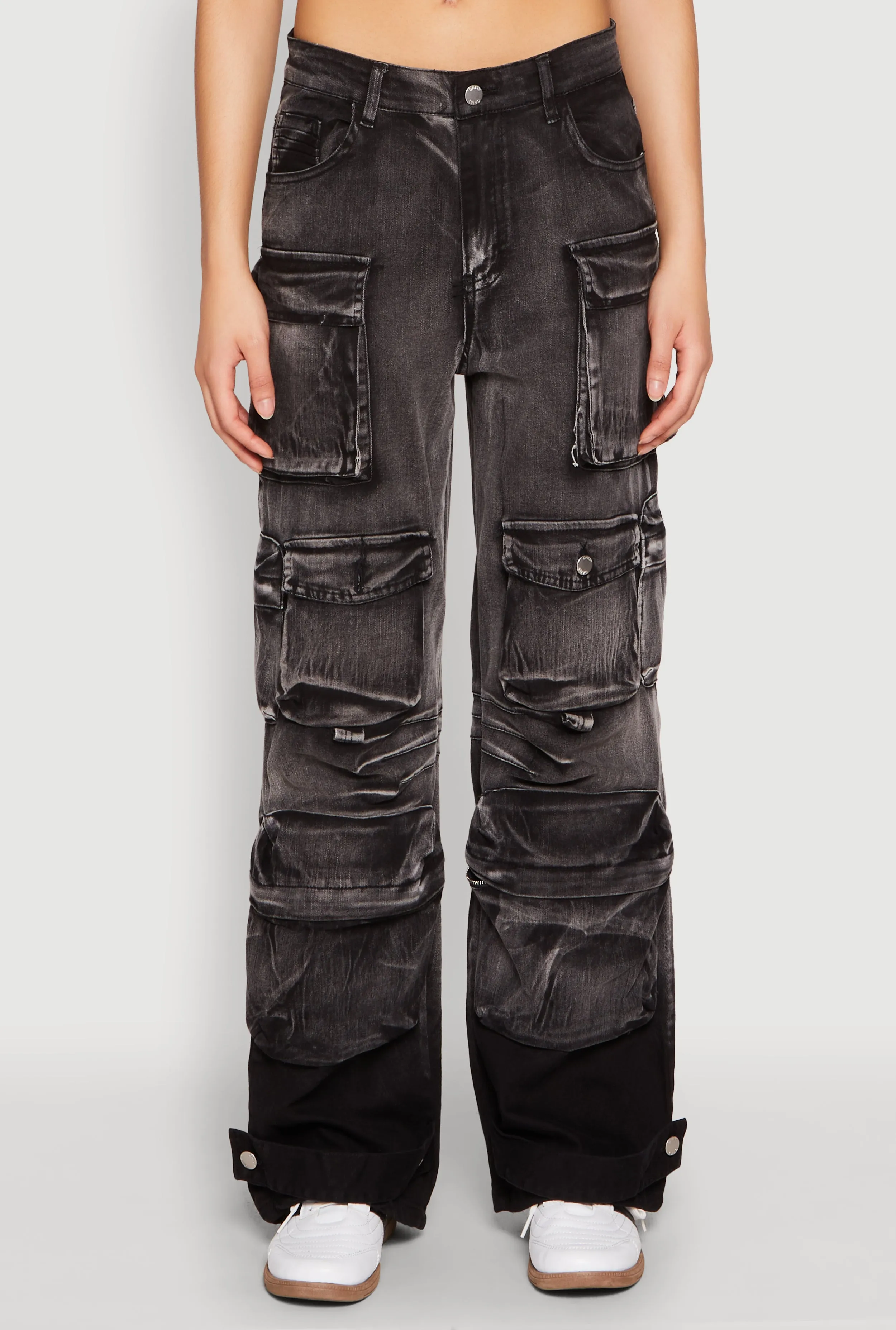 Daisy Mineral Wash Multi Pocket Cargo Jeans sold by Rainbow product image thumbnail 5