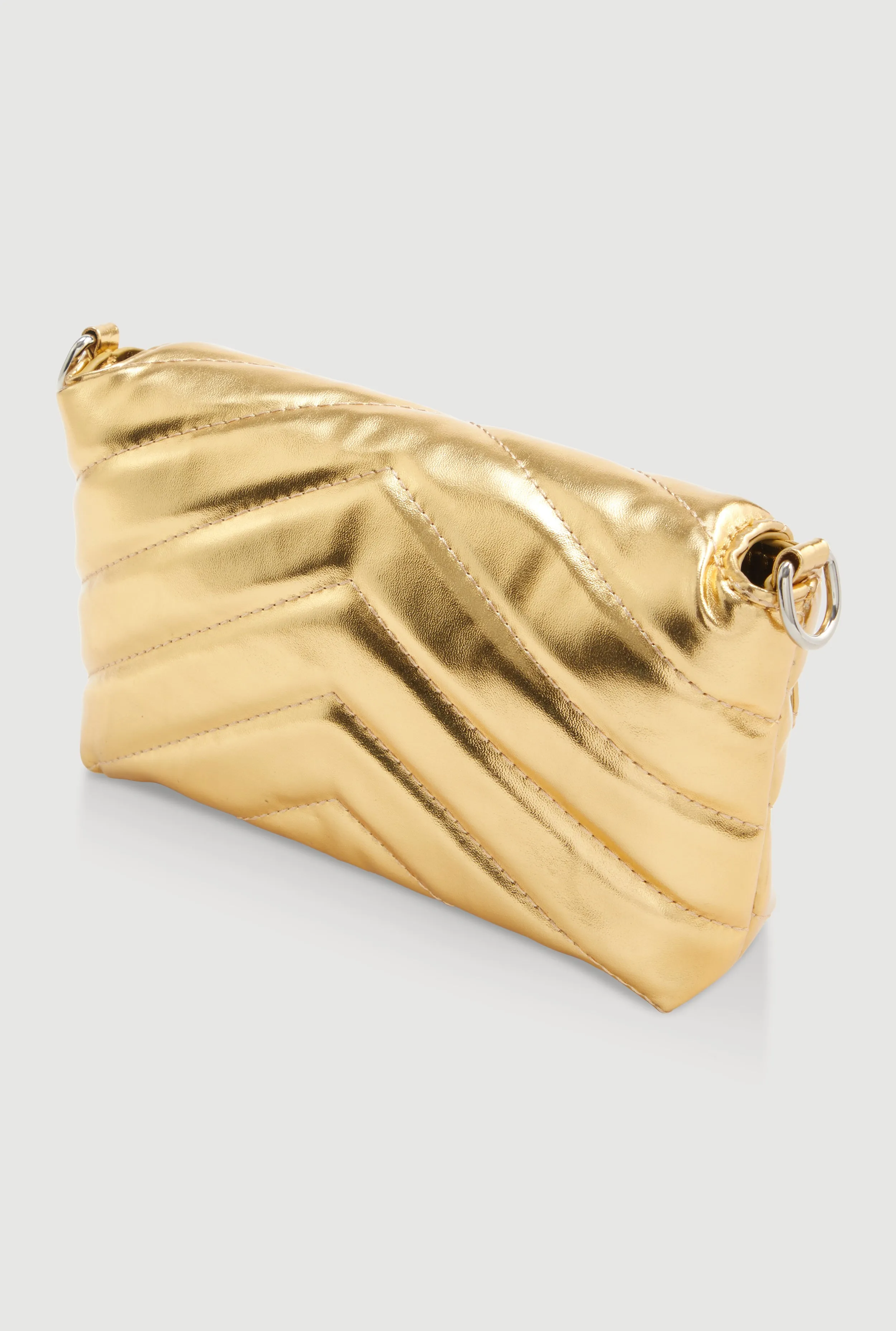 Chevron Quilted Convertible Handbag sold by Rainbow product image thumbnail 3