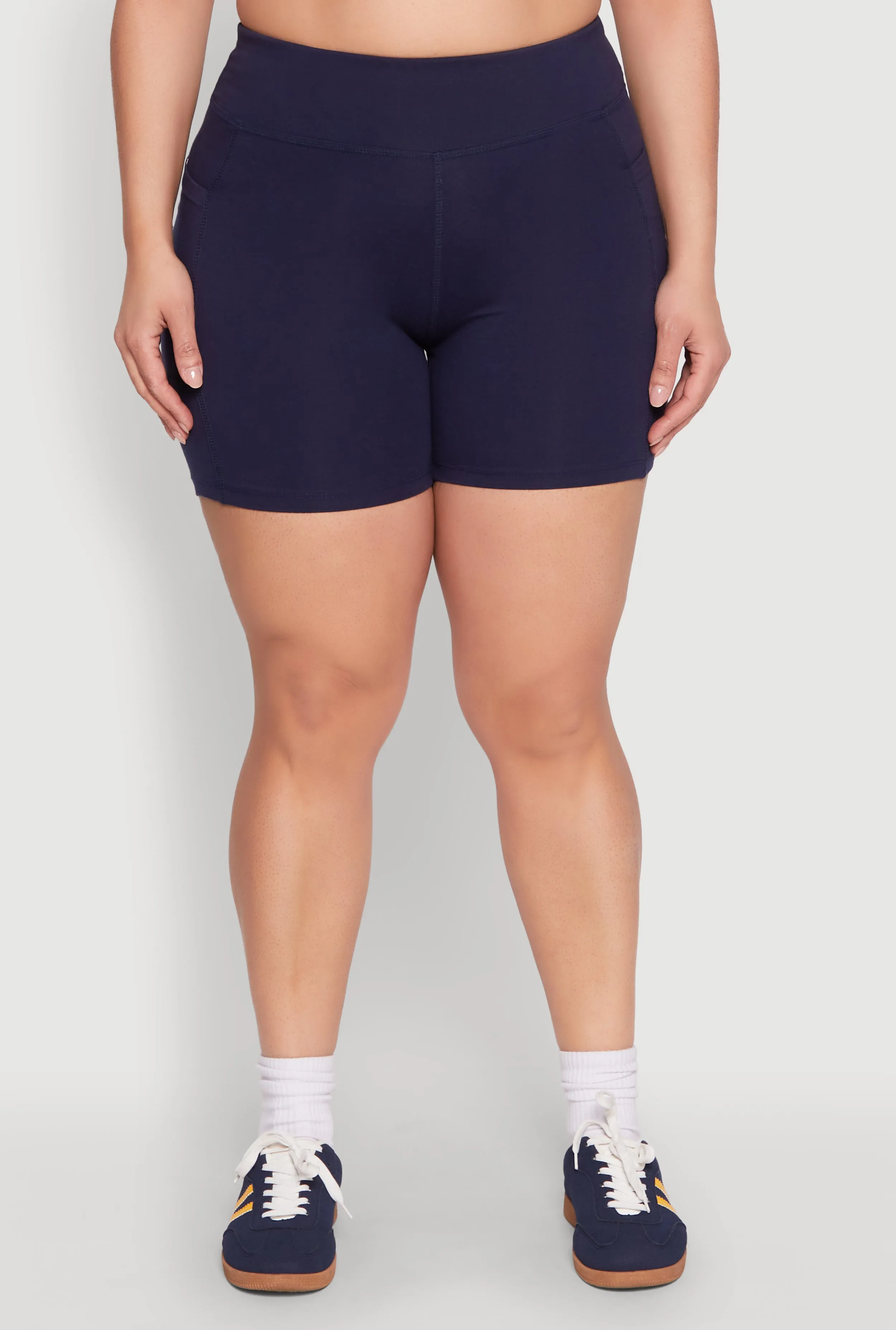 Plus Size Side Pocket Biker Shorts sold by Rainbow product image thumbnail 5