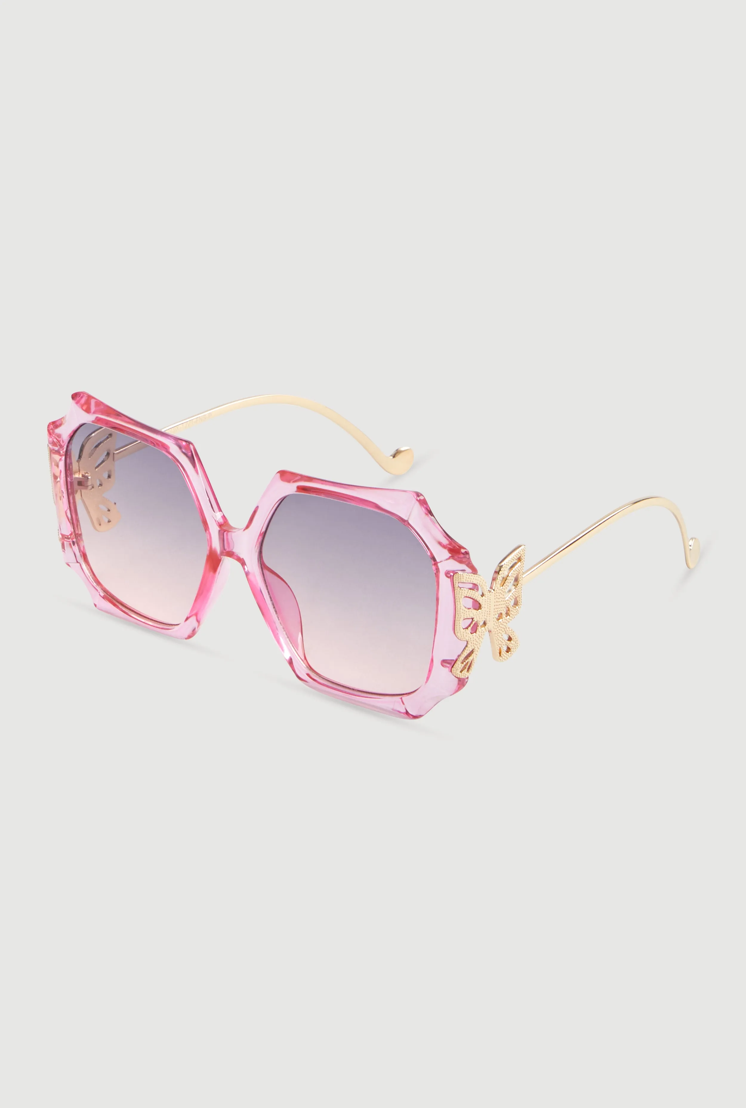 Butterfly Detail Ombre Lens Sunglasses sold by Rainbow product image thumbnail 3