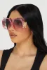 Butterfly Detail Ombre Lens Sunglasses sold by Rainbow