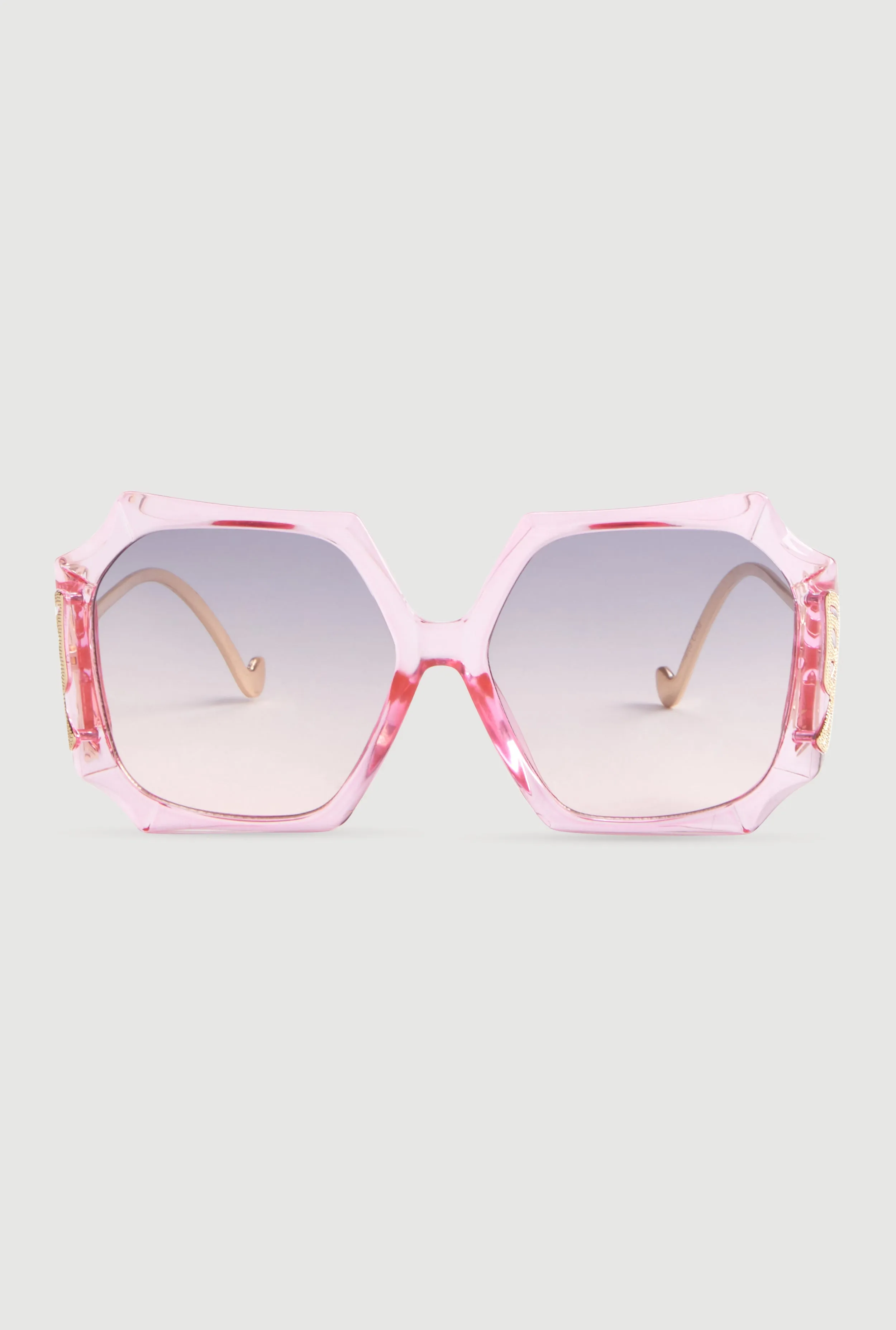 Butterfly Detail Ombre Lens Sunglasses sold by Rainbow