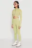Daisy Ribbed Knit Cropped Track Jacket sold by Rainbow