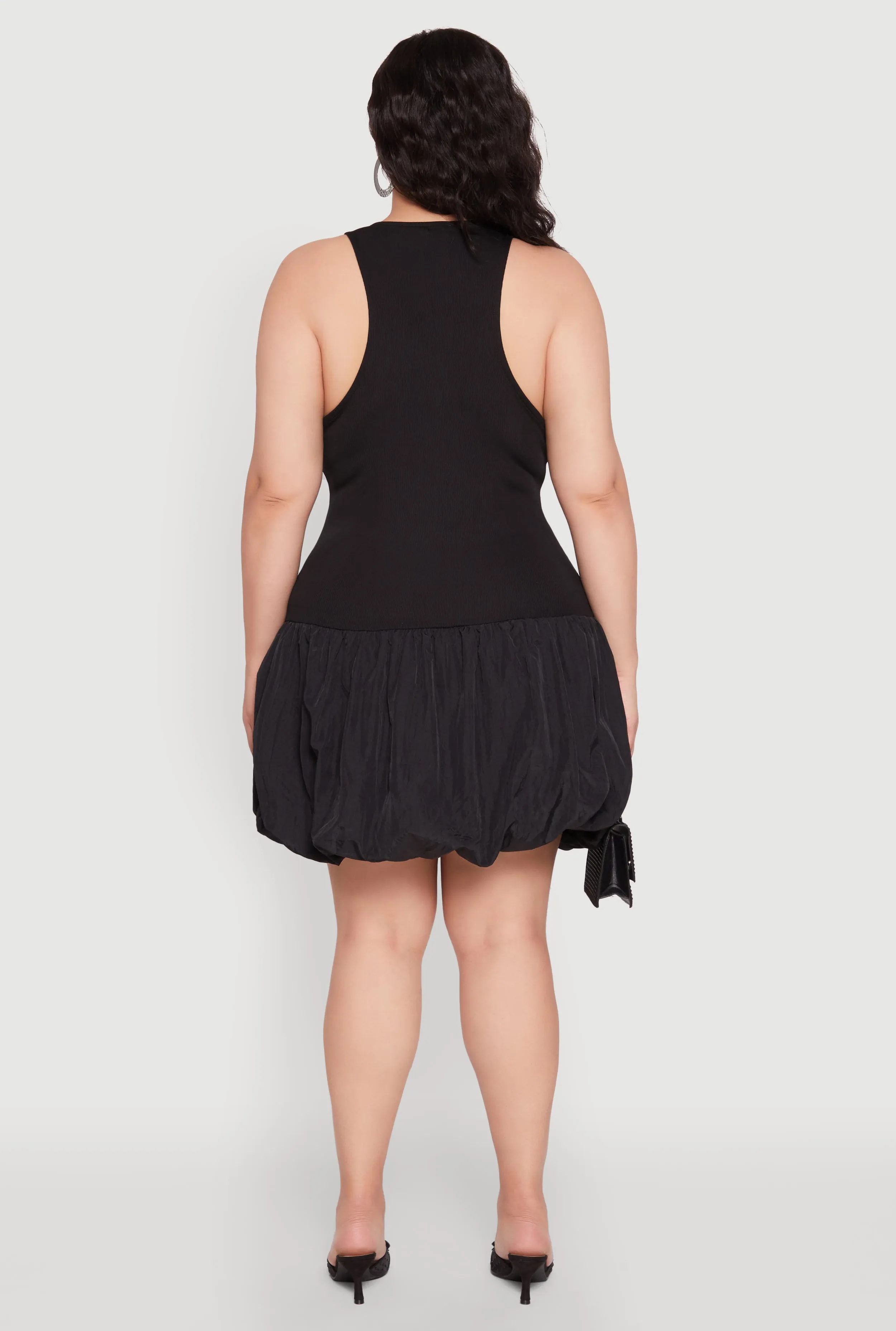 Plus Size Almost Famous Nylon Bubble Dress sold by Rainbow product image thumbnail 5