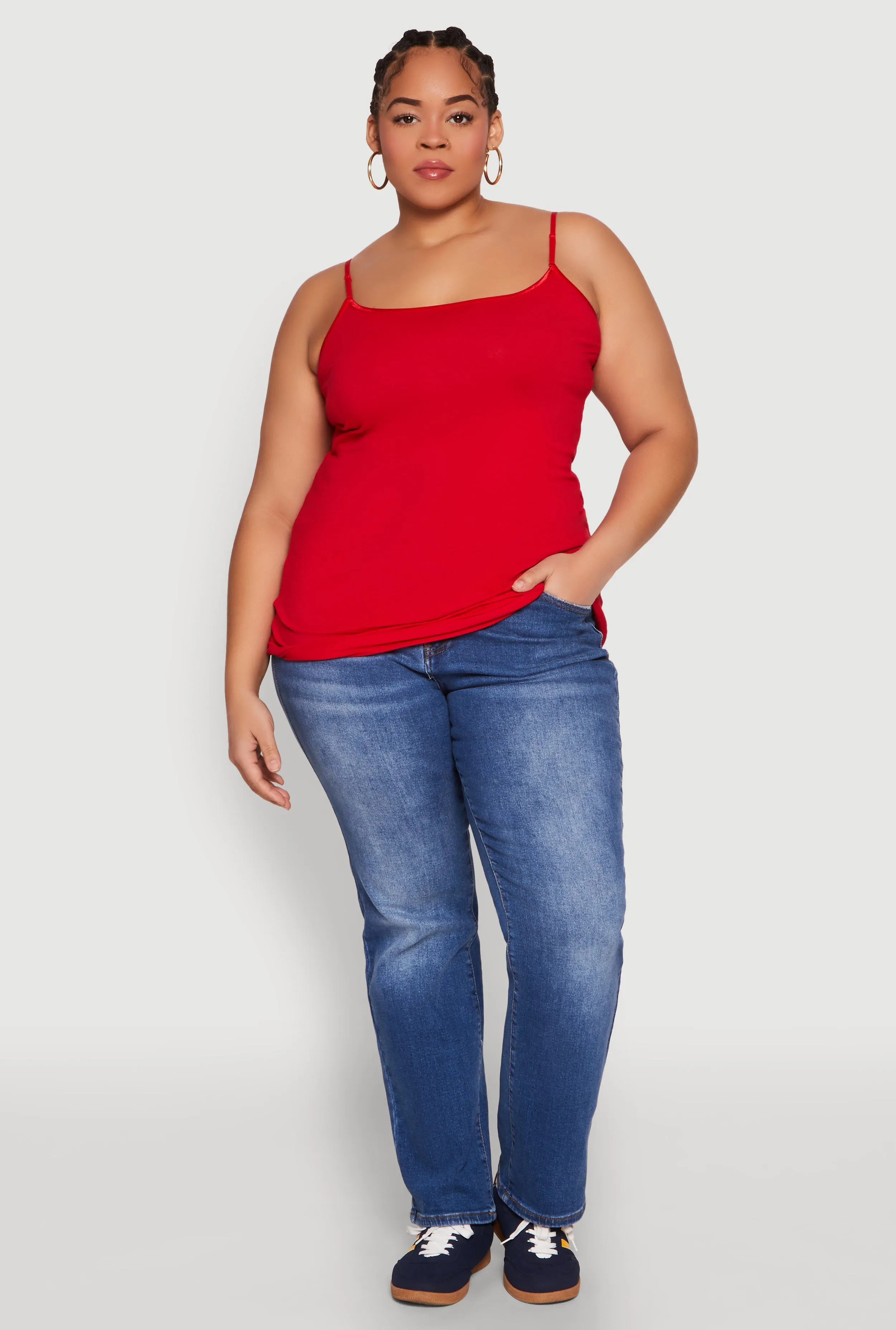 Plus Size Scoop Neck Cami sold by Rainbow product image thumbnail 3