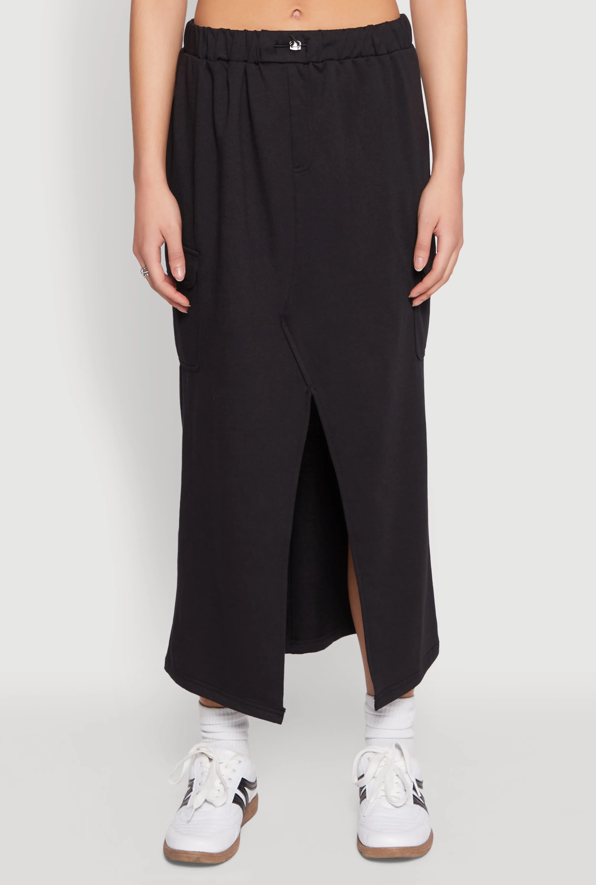 Almost Famous Fleece Slit Front Cargo Skirt sold by Rainbow product image thumbnail 3